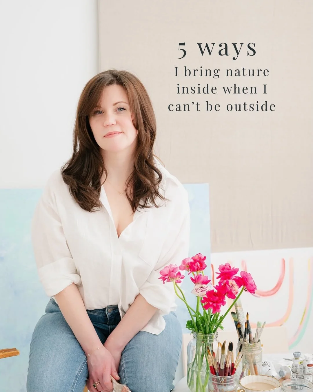 These are especially helpful if you live somewhere with long winters, like I do. 

Bring that warm, fresh air feeling inside your home with:

🌱 colorful artwork - bonus points if it&rsquo;s inspired by nature 

🌱 swapping sterile whites for pops of