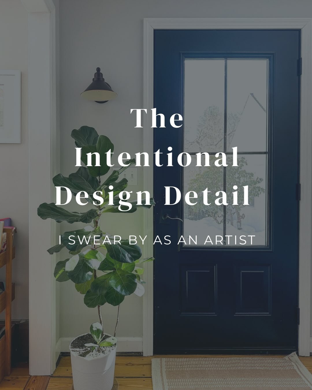 This is why my work feels so easy to live with. 

It&rsquo;s a not-so-secret design element I always include in my work. Leaving white space is just as important as the work itself. 

White space | intentional design | fine art