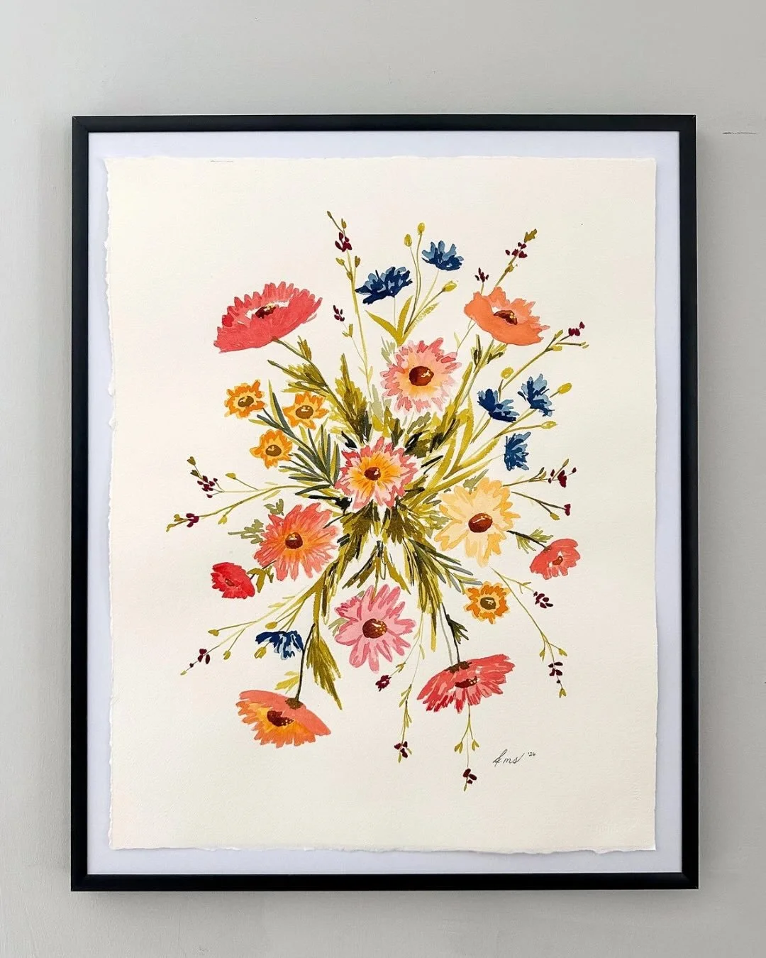Swipe through for a few things to know if you&rsquo;re considering one of my original florals on paper!

This new collection will be live in just 11 days!!!