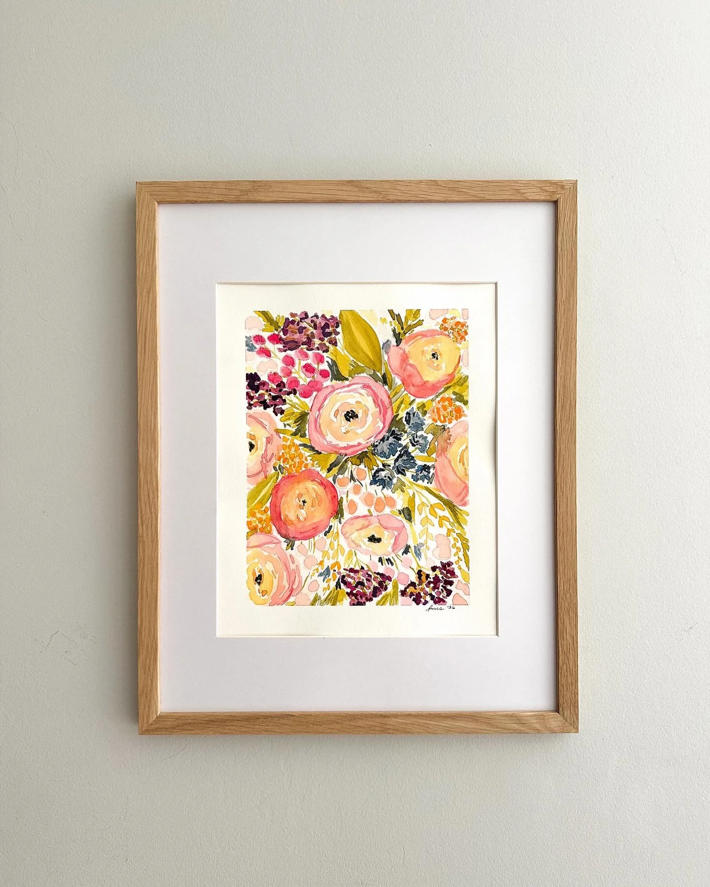 Abundant Garden | 8x10 original watercolor on paper ✨Bring nature into your home all year long 

Available now