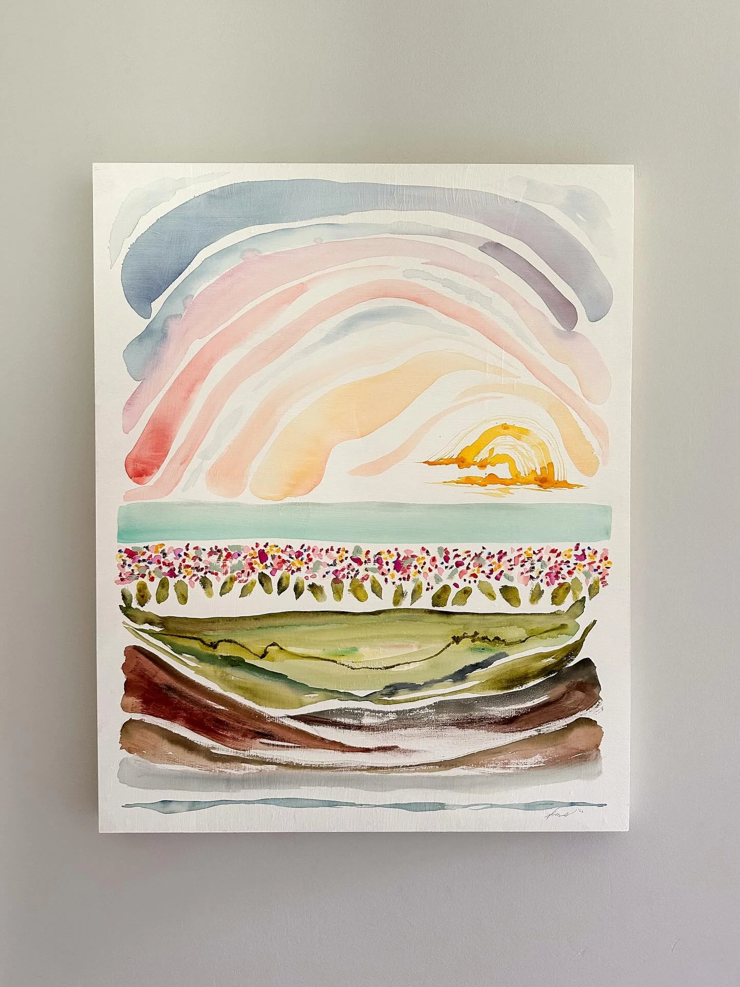 C O N N E C T E D 

These paintings don&rsquo;t represent specific places or times. They&rsquo;re not portraits of a particular landscape or a moment in the day. They&rsquo;re about nature as a whole &mdash; timeless, universal, cyclical.

Each piece