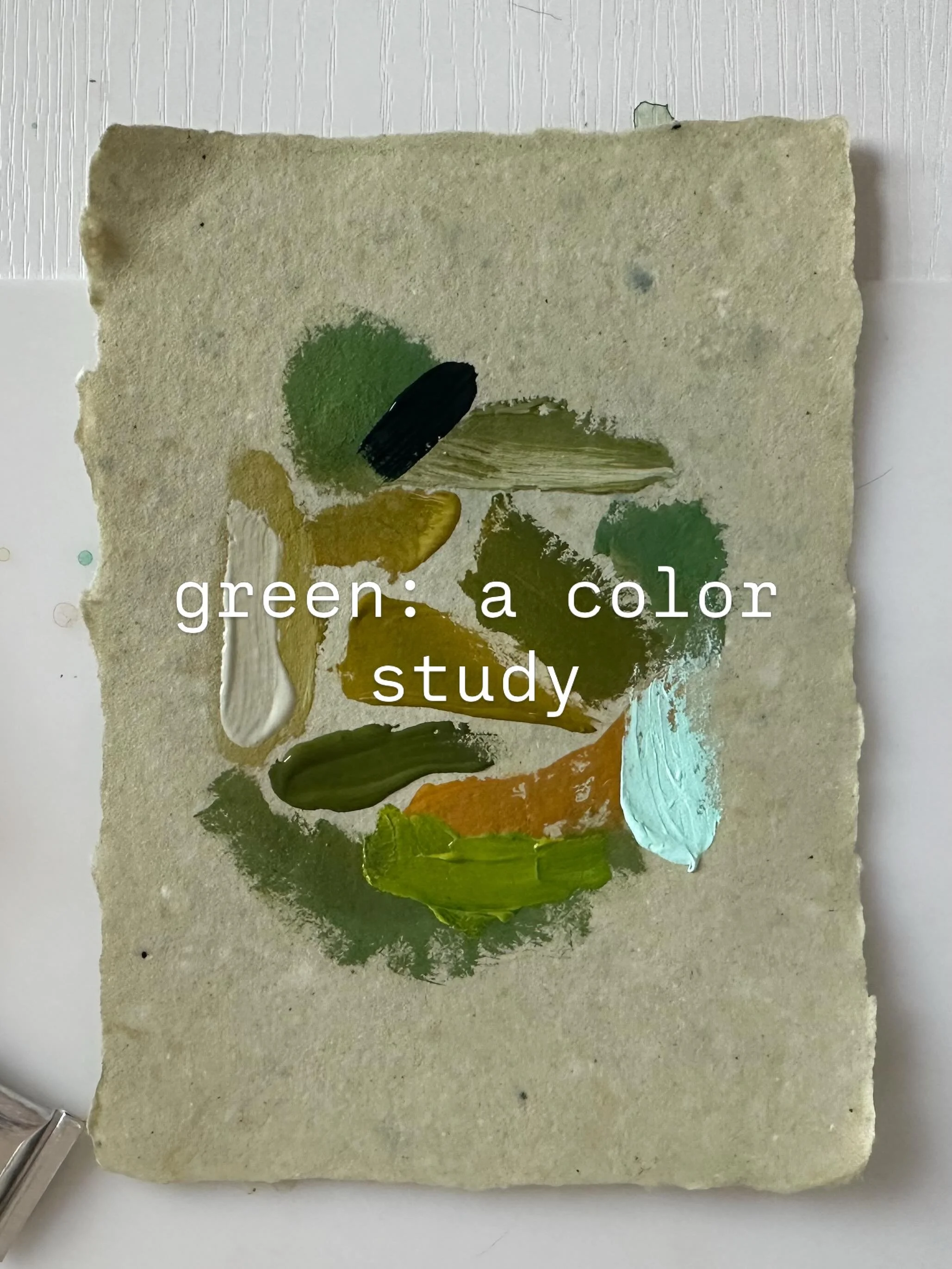 Color studies are an important part of my creative process. It&rsquo;s a part of the process that I don&rsquo;t often show because it doesn&rsquo;t look like my final pieces. How does the same color look on different surfaces? How does it look next t