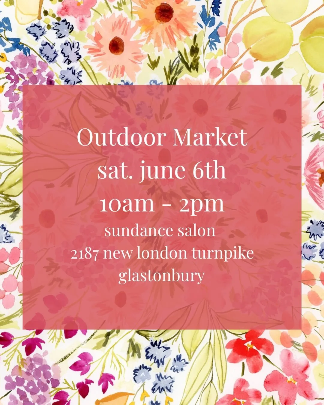L O C A L friends!!!! Glastonbury market this weekend! This is my only in person event for the year. 

Sat June 6th @sundancesalon hosted by @thebookshelfexp on New London Turnpike in #glastonburyct 

I&rsquo;ll be bringing some new work but largely 