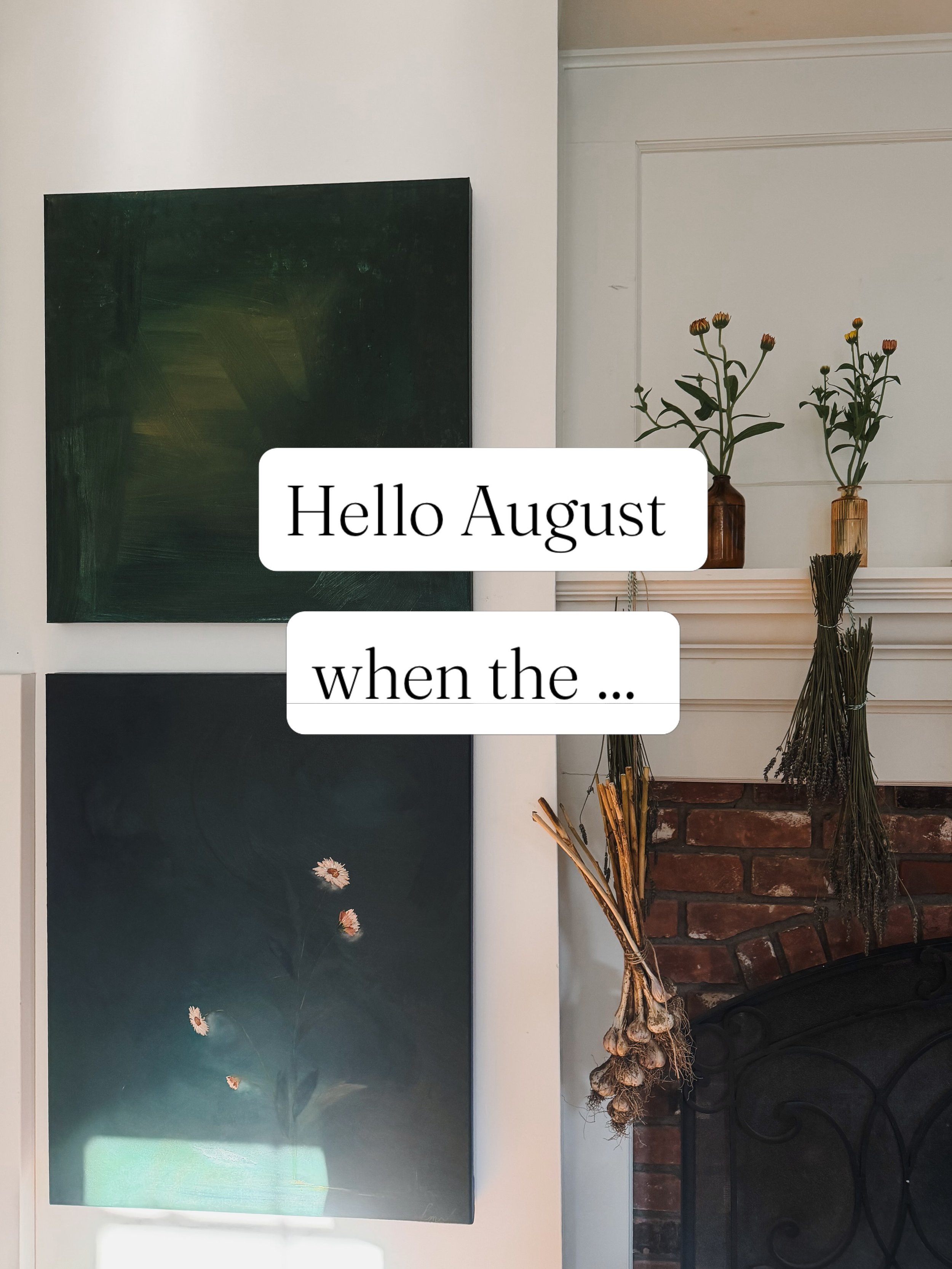 What&rsquo;s your favorite part about August? 👇🏻

late summer | New England life | practical magic house