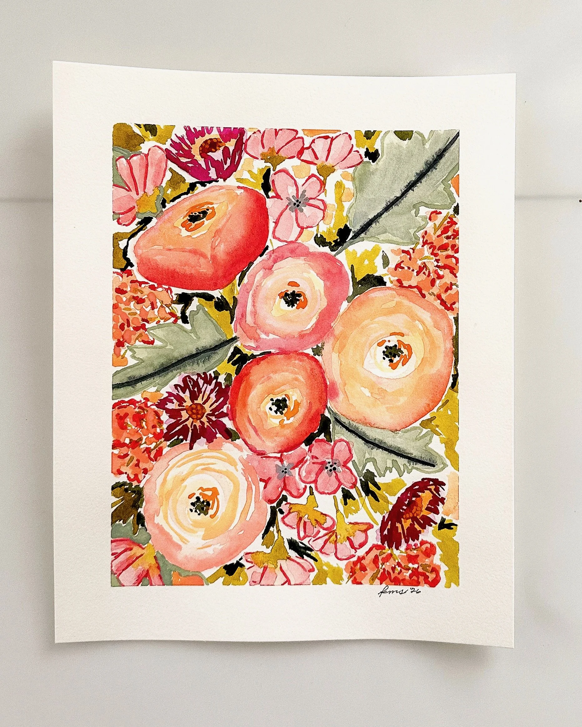 Abundant Garden - 8" x 10"