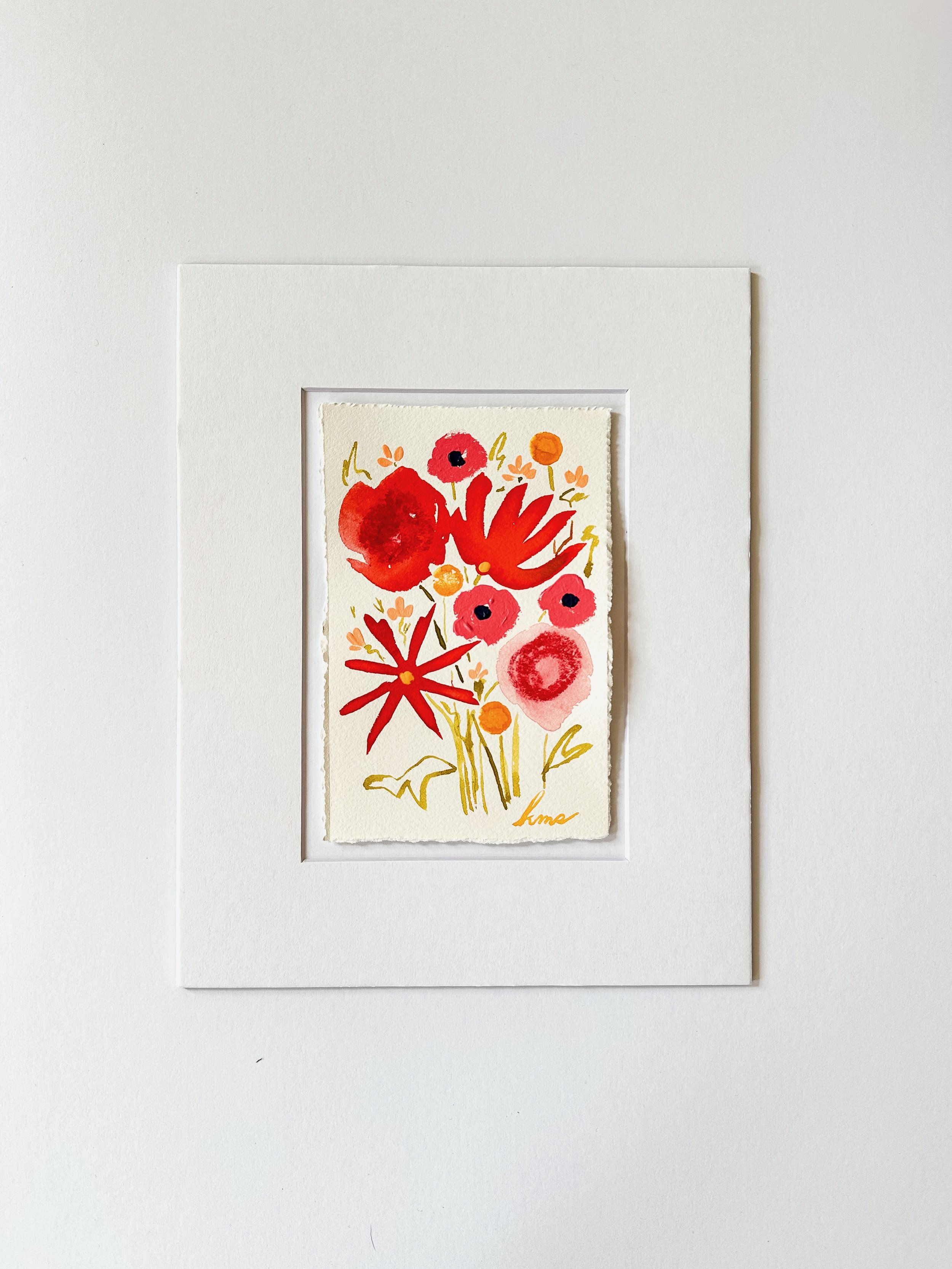 Mini Florals - Reds