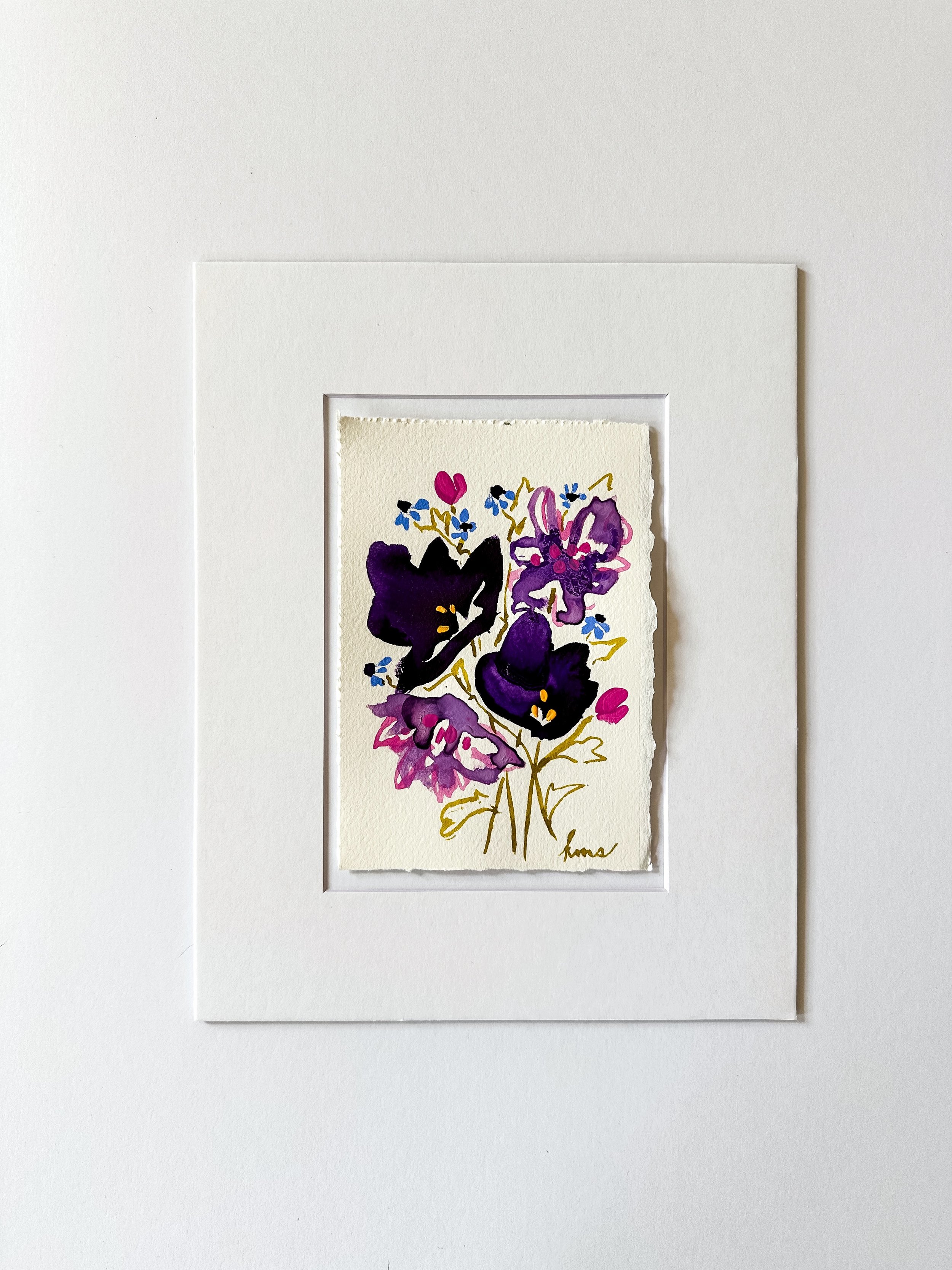 Mini Florals -Purple