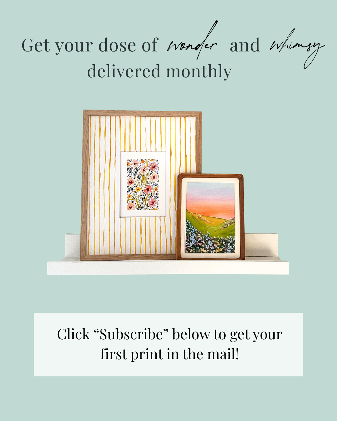 6 MONTH GIFT - Collector's Print Club - Monthly Print Subscription