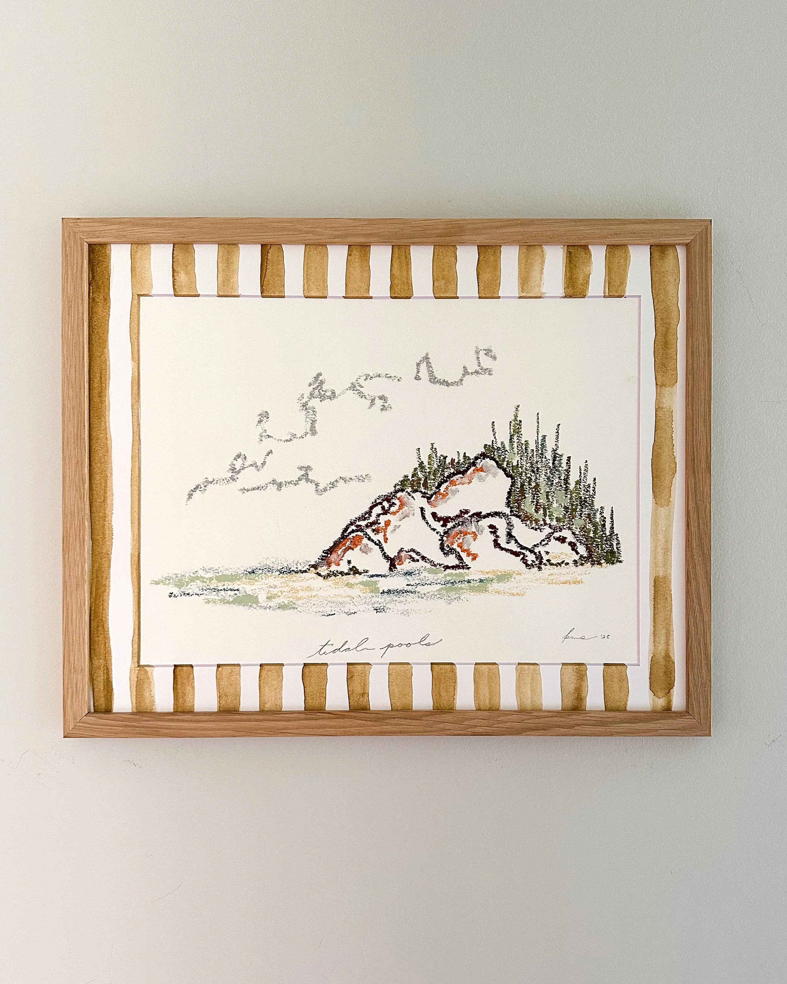 Tidal Pools - 11 x 14 unframed