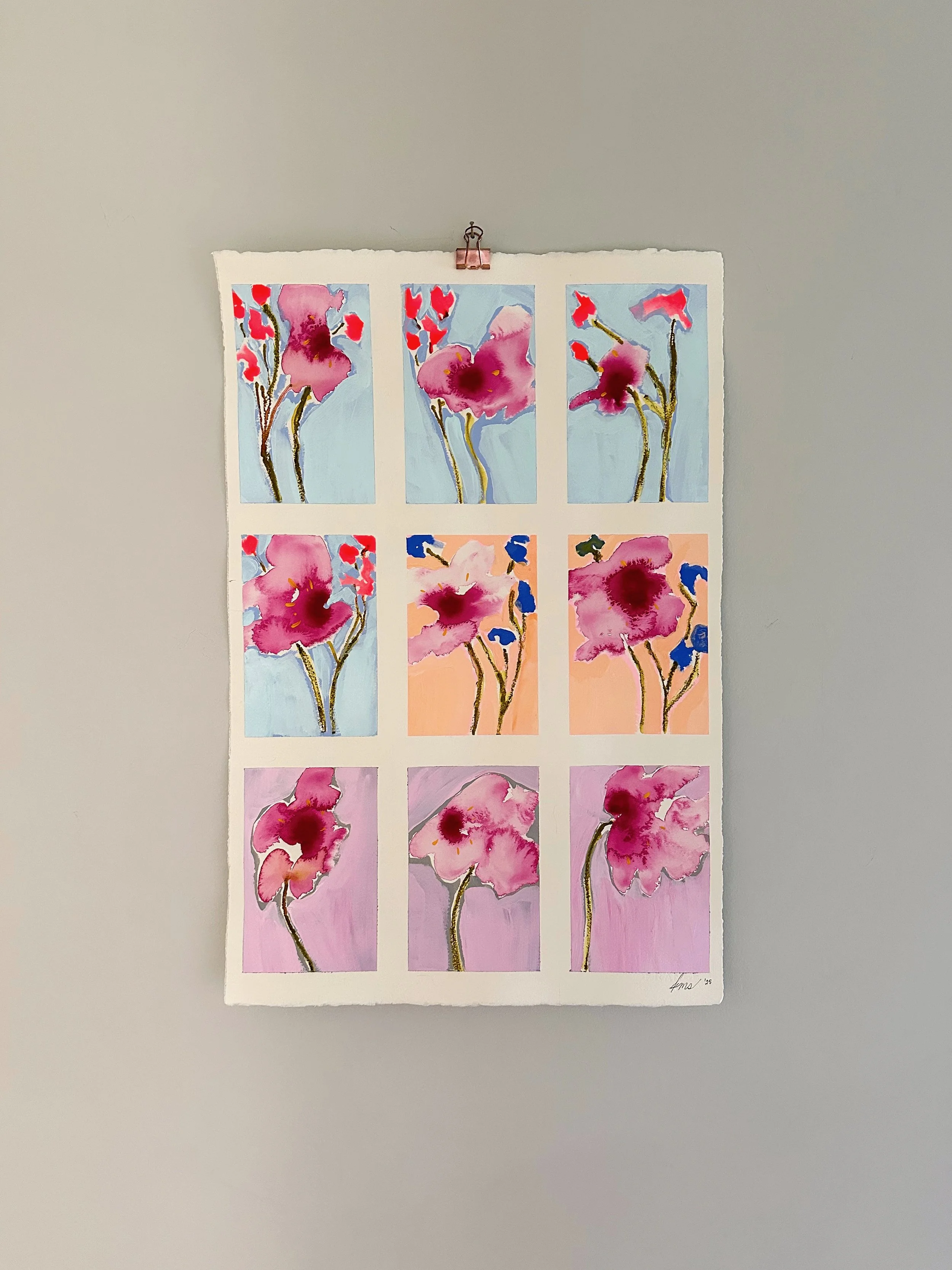 Variations Study No 7.  - Unframed 15 x 22.5