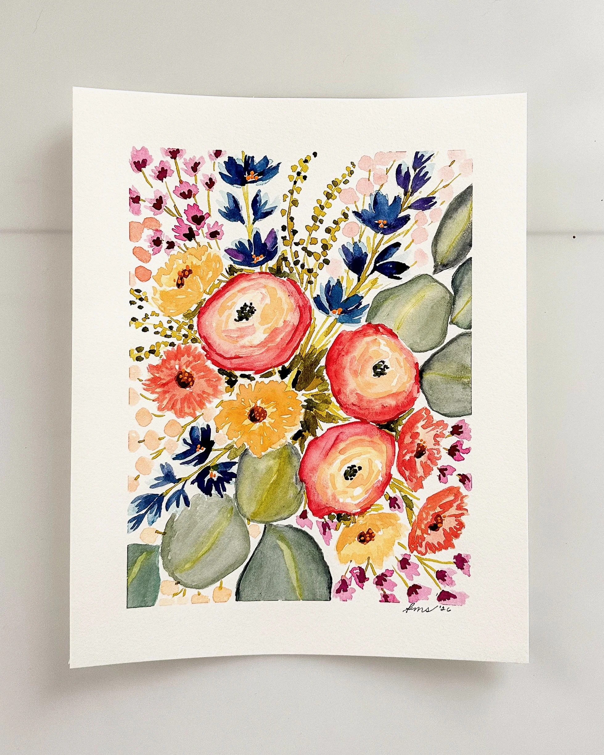 Abundant Garden - 8" x 10"