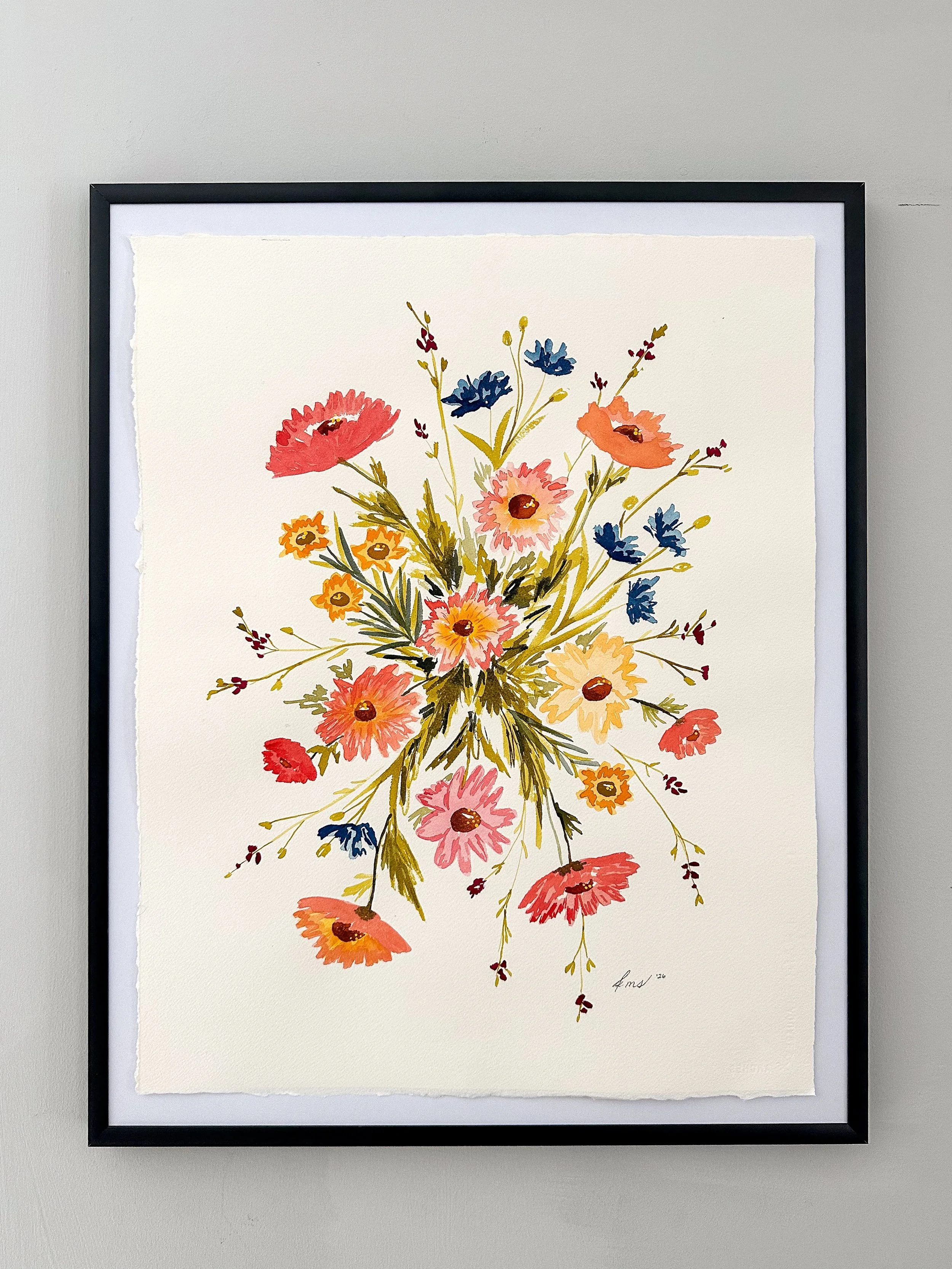 Wild Revival No2 - 16" x 20" Original Watercolor Painting