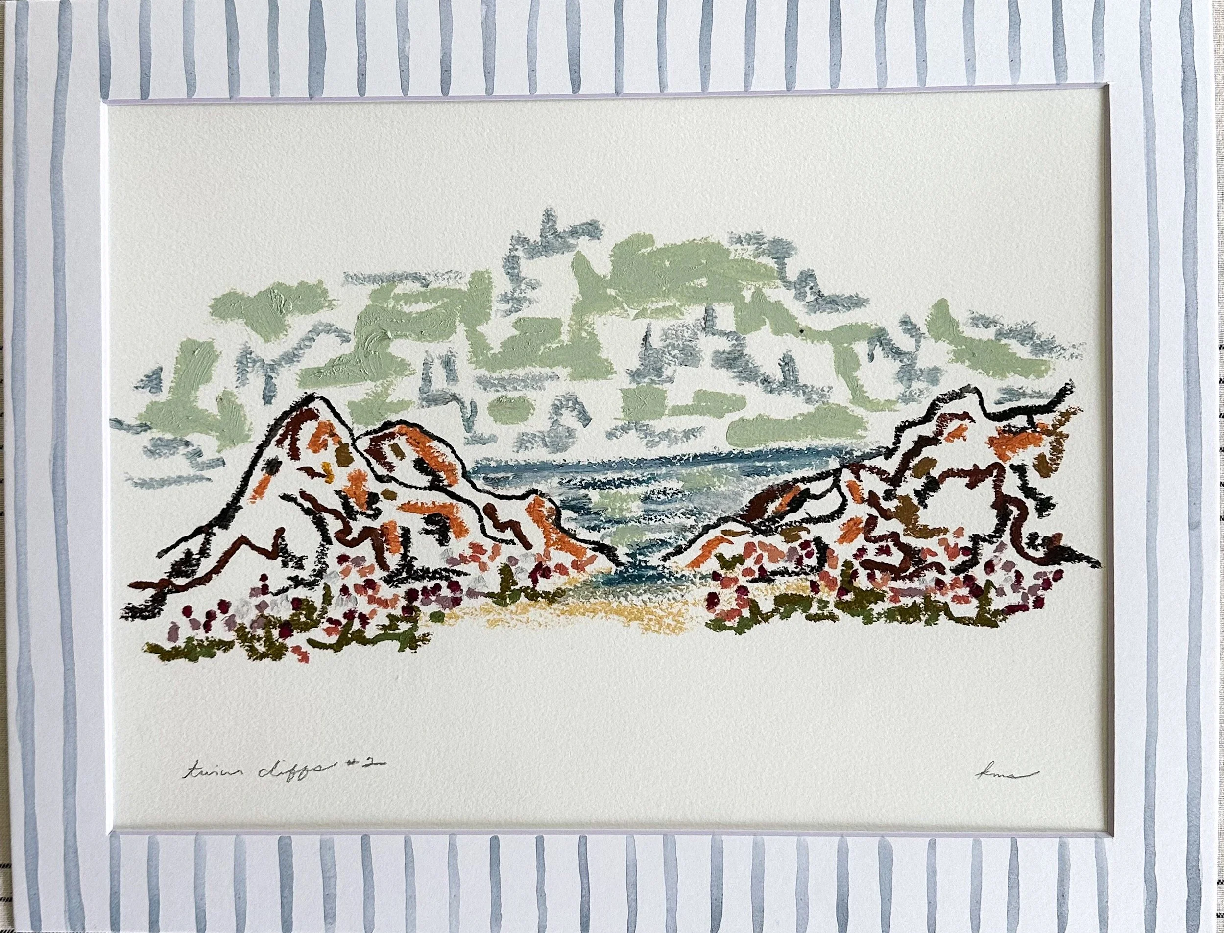 2025 Summer Studies - Oil on paper 11" x 14"