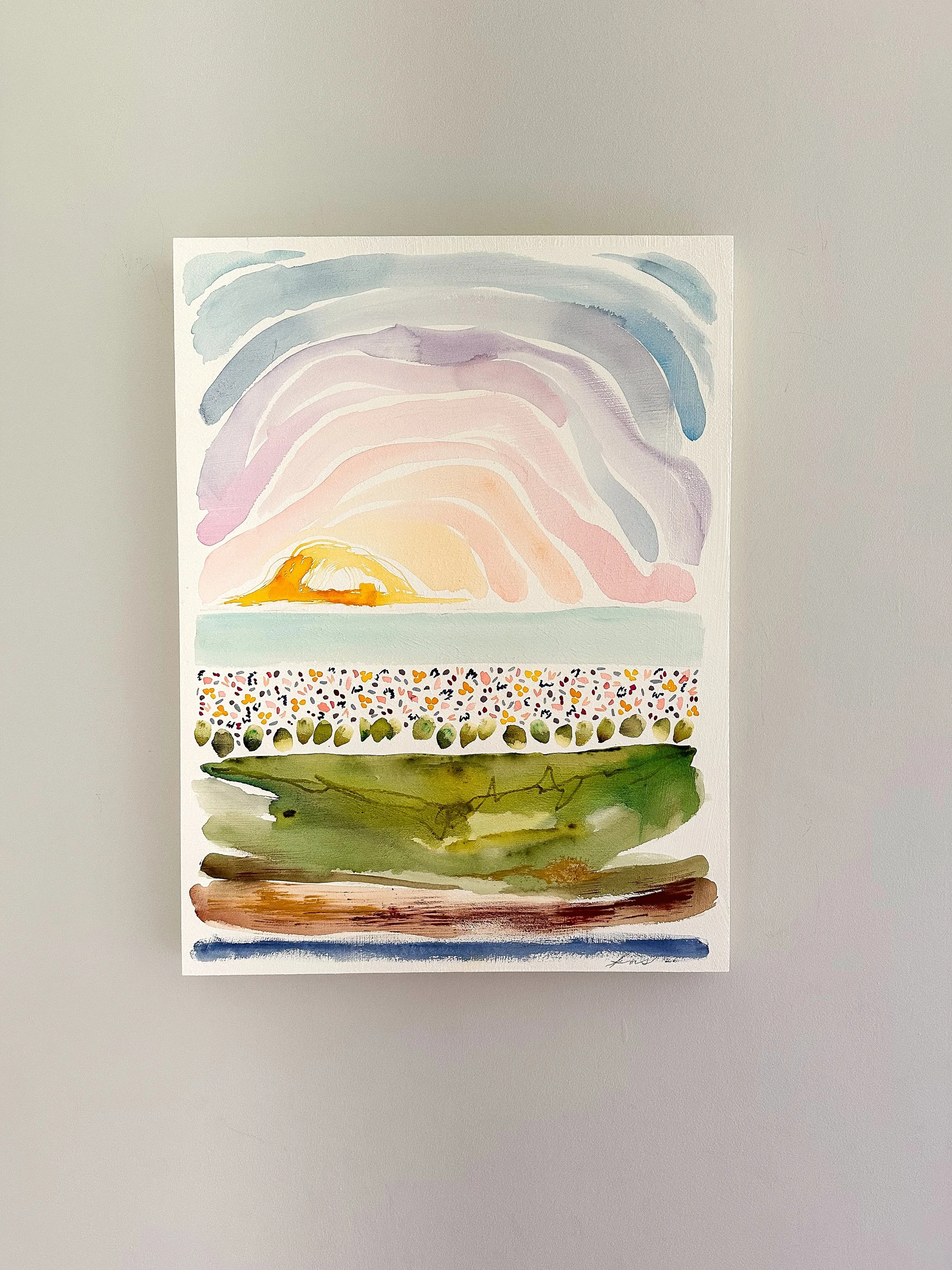 Connected Vol II - 18 x 24" - watercolor on wood panel - coming summer 2026