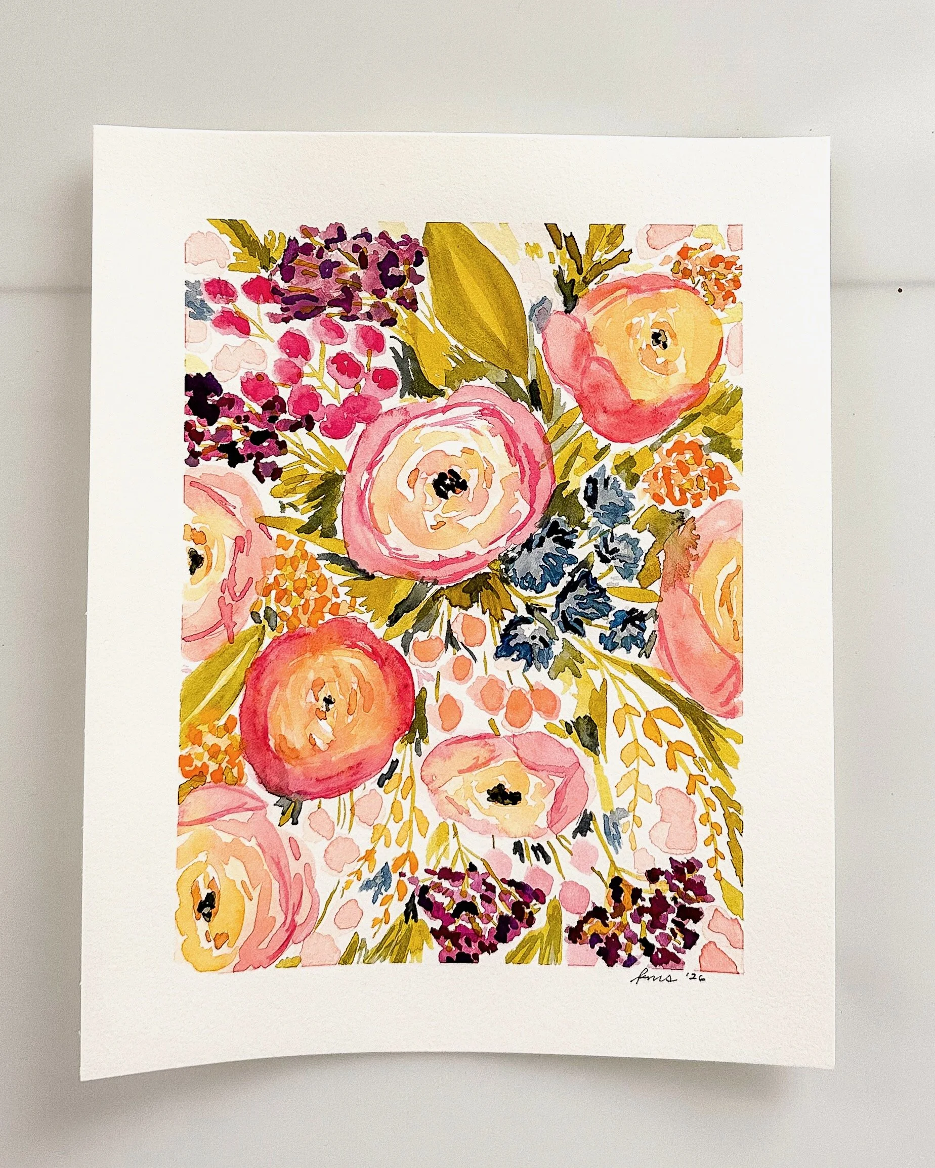Abundant Garden - 8" x 10"