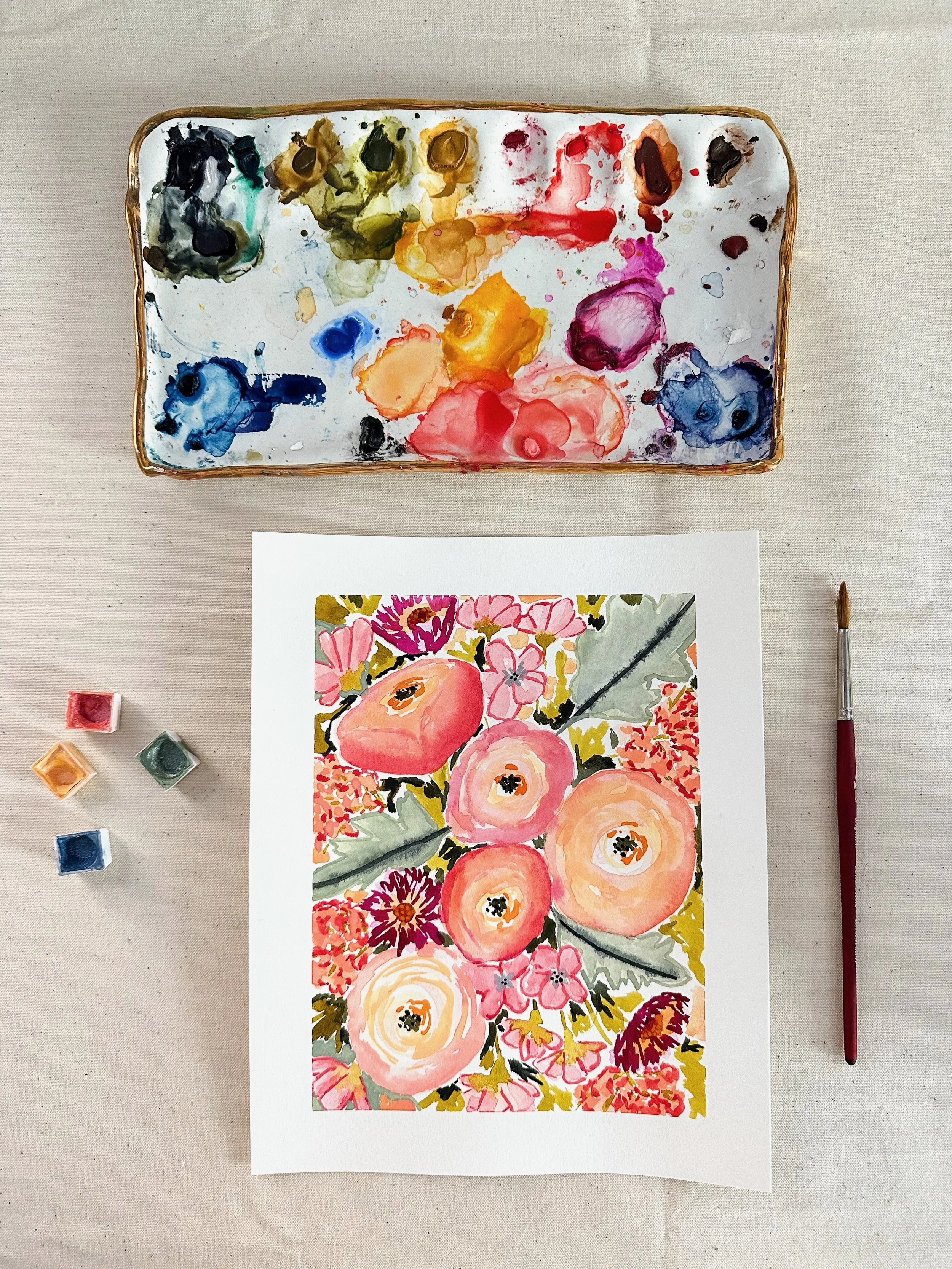 Abundant Garden No 1 - studio flatlay.jpeg