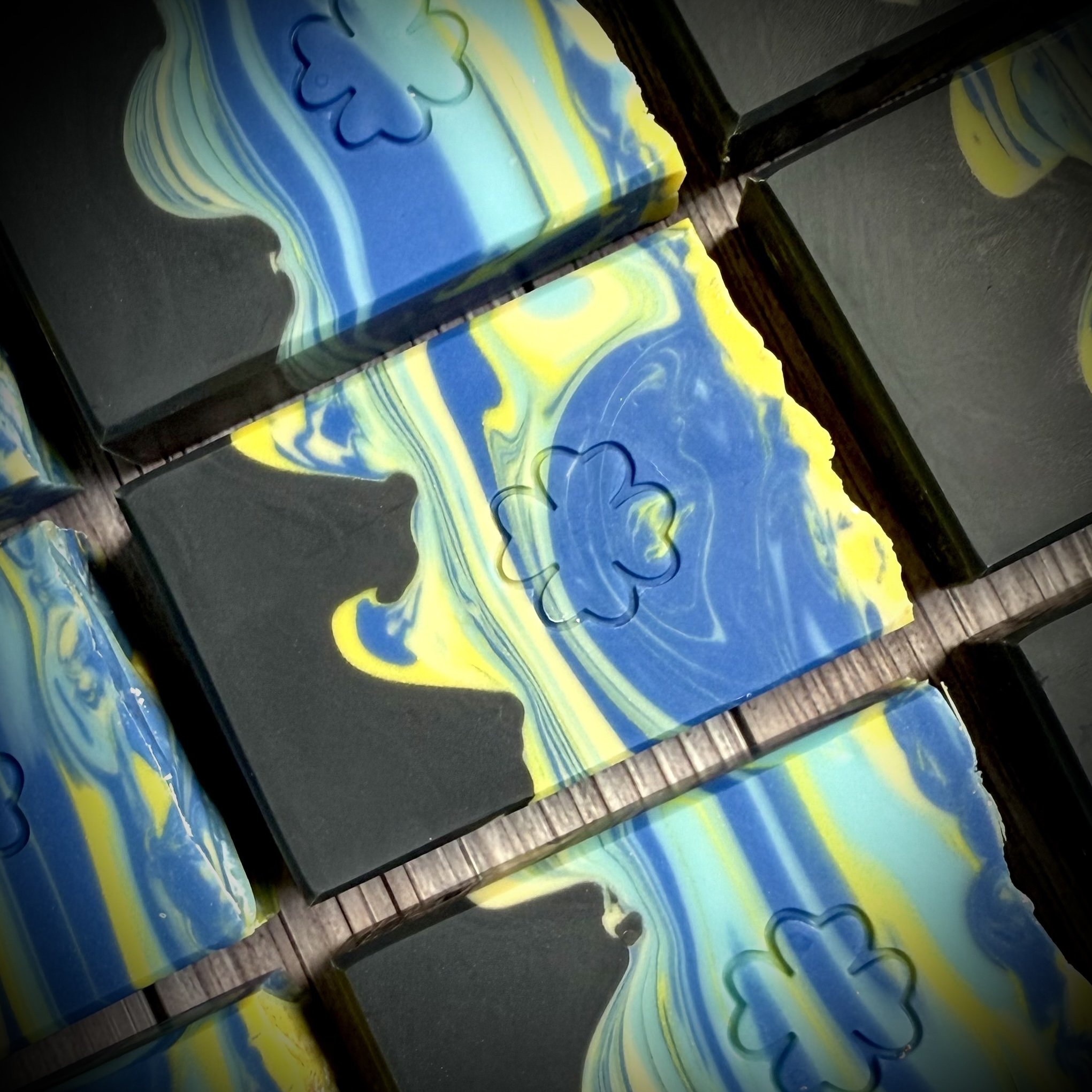 Starry Night Bar Soap - Vetiver, Lemon, Sandalwood
