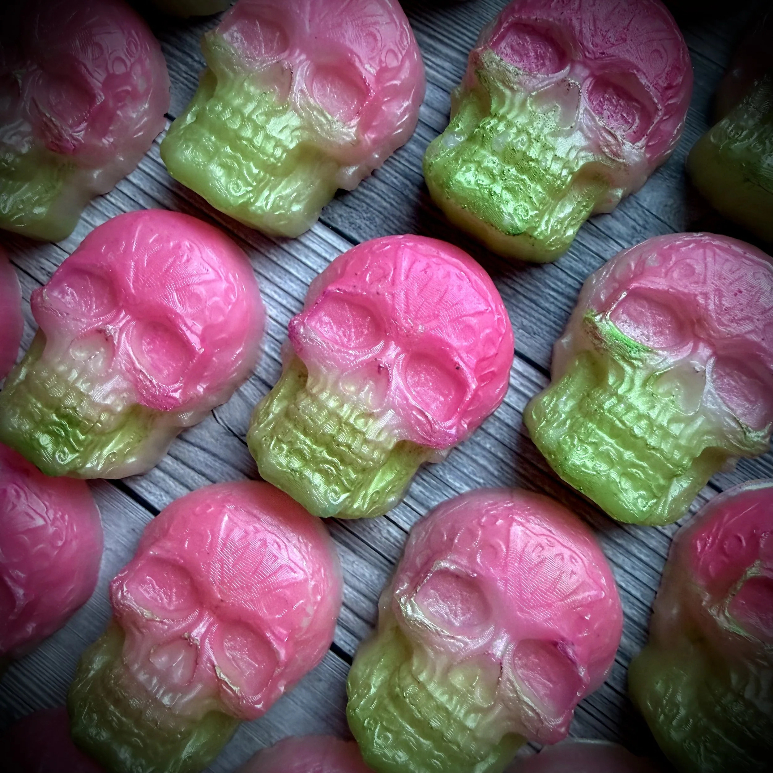 Spooky Skeletons Glycerin Soap - Sugared Lime, Cucumber, Jasmine