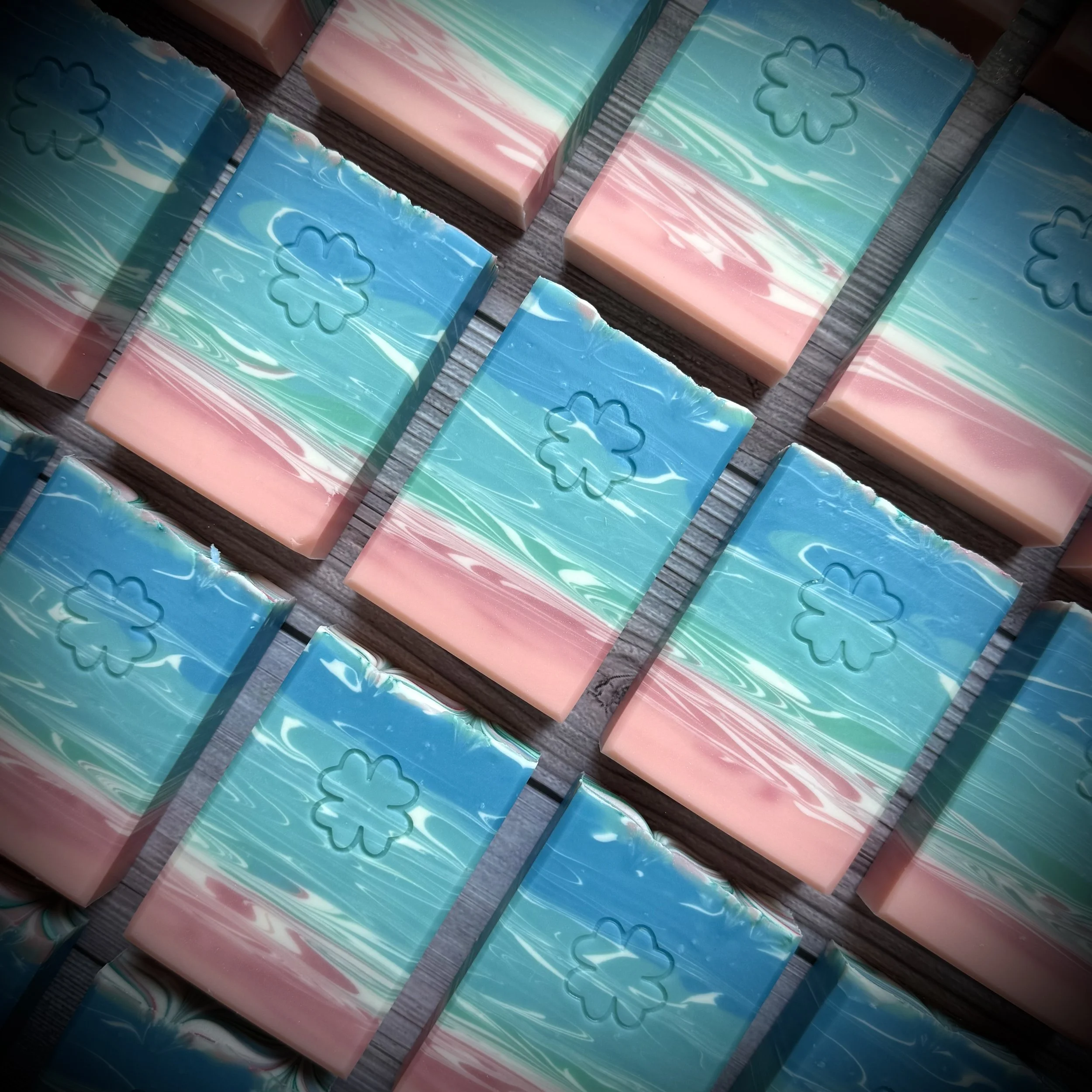 Cancer Zodiac Bar Soap - white nectarine & coral