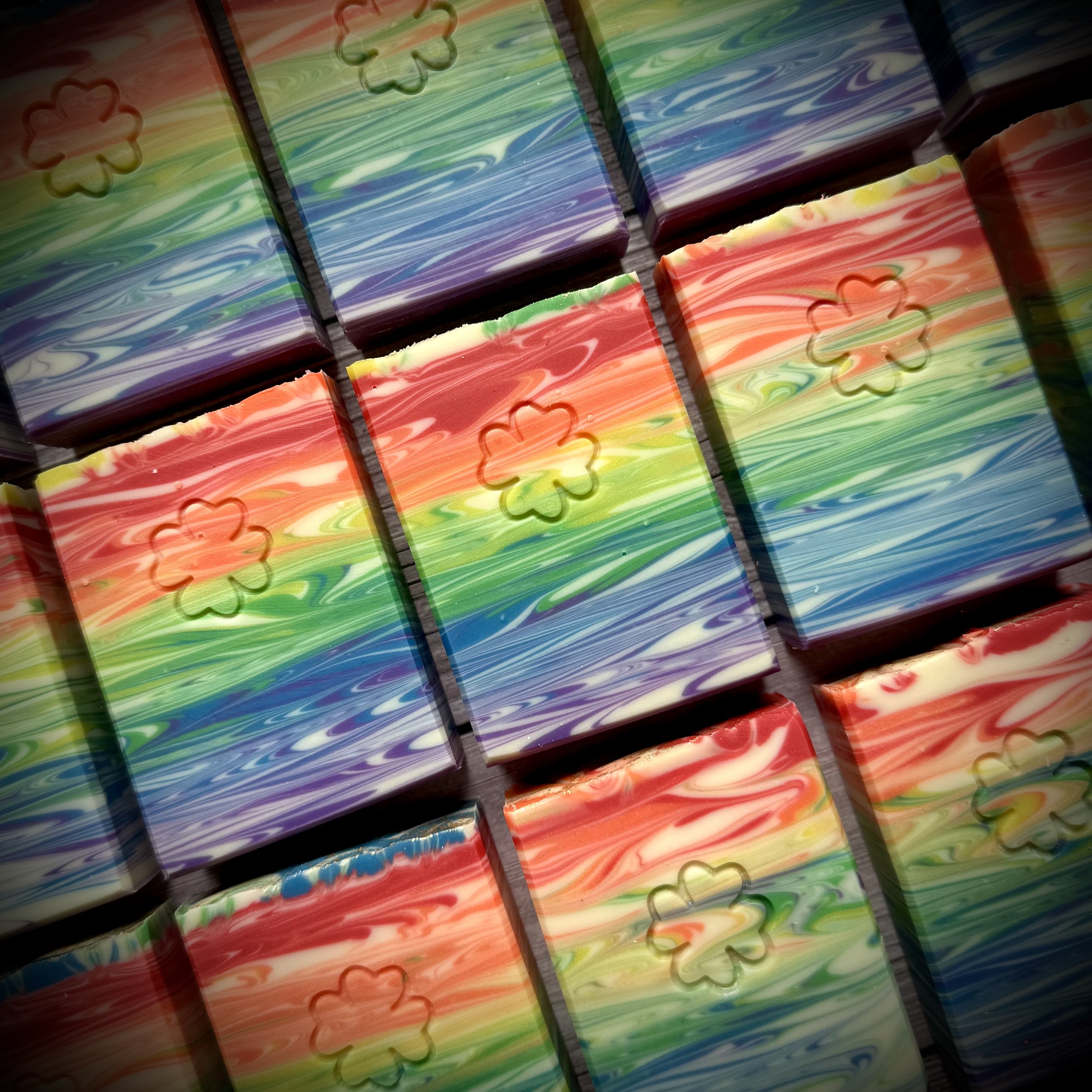 Rainbow Crush Bar Soap - Rainbow Sherbet