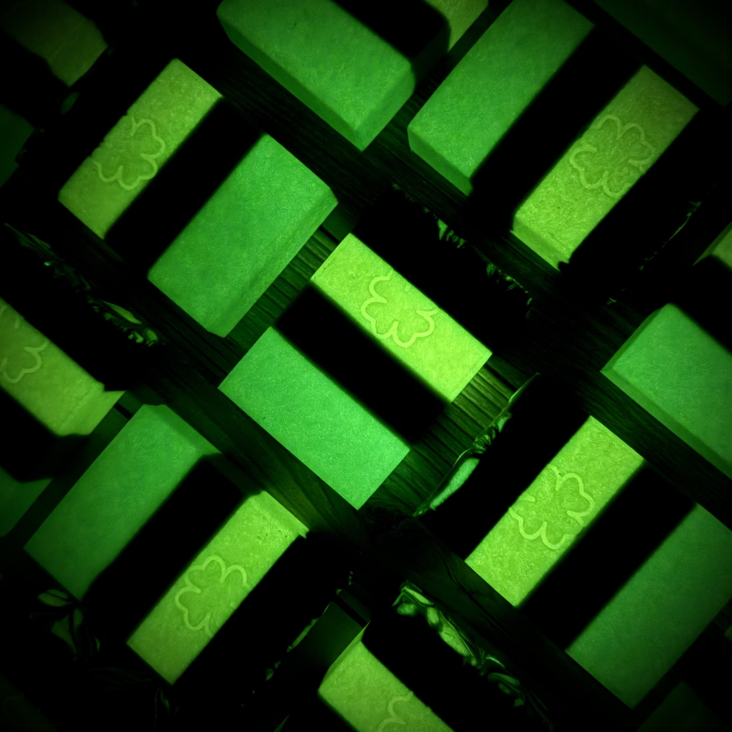 Haunted Library Bar Soap - Rosewood, Leather, Parchment - Glow in the Dark