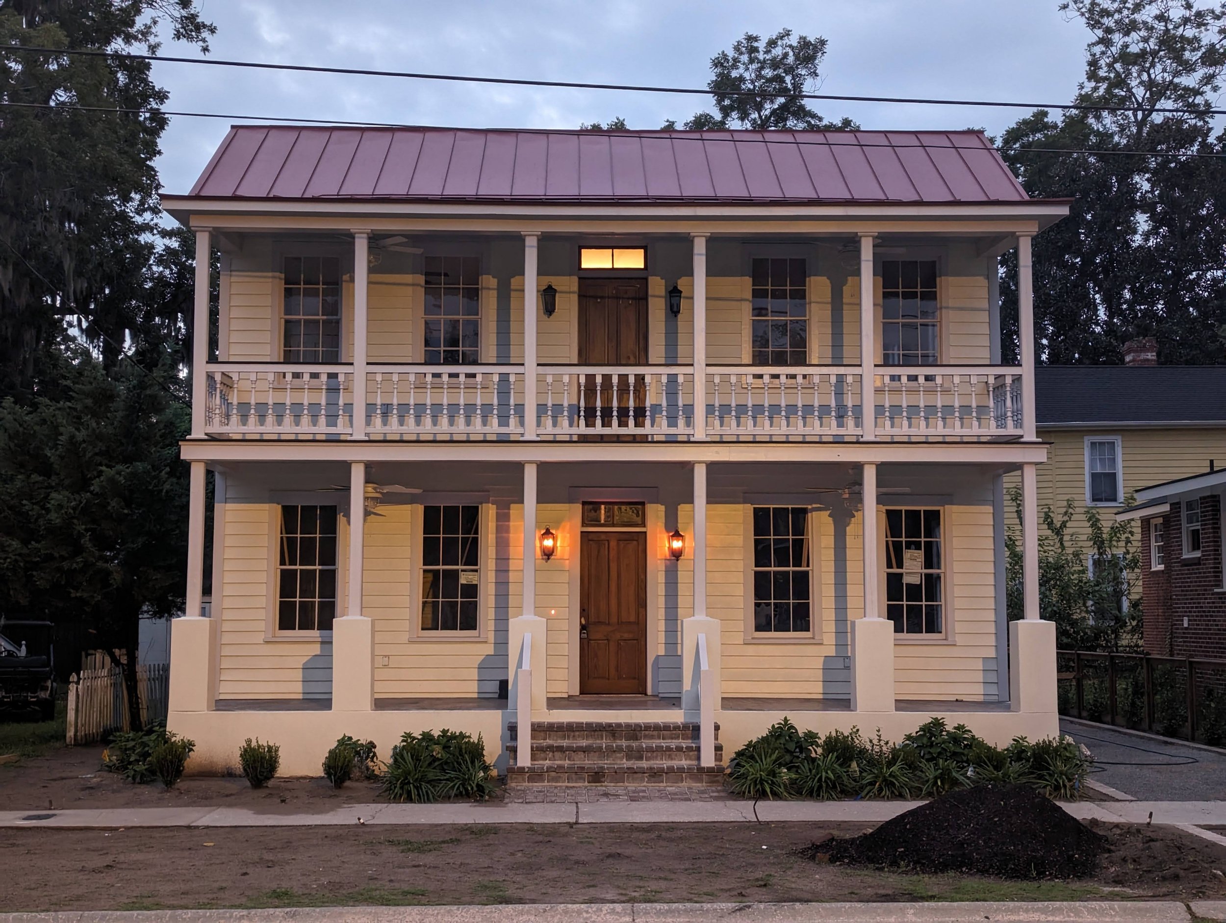 Exterior close to completion