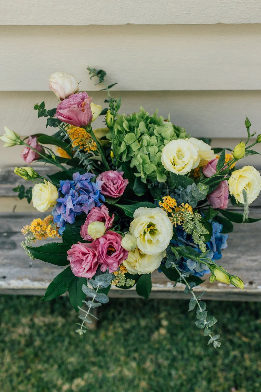 Country style table flowers — The Long Paddock Florist