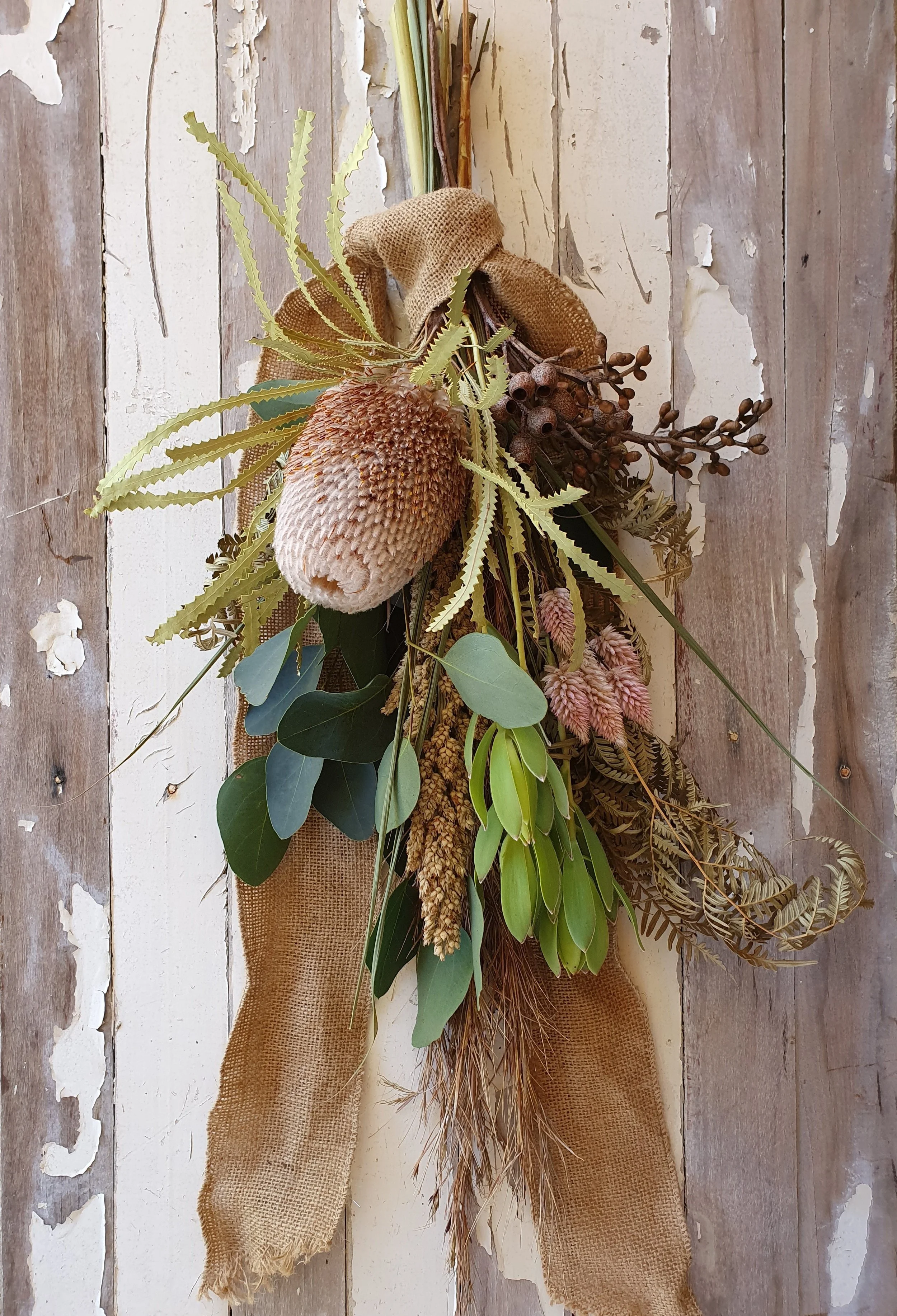 Natural Australian Wreaths, Swags and Garlands — The Long Paddock Florist