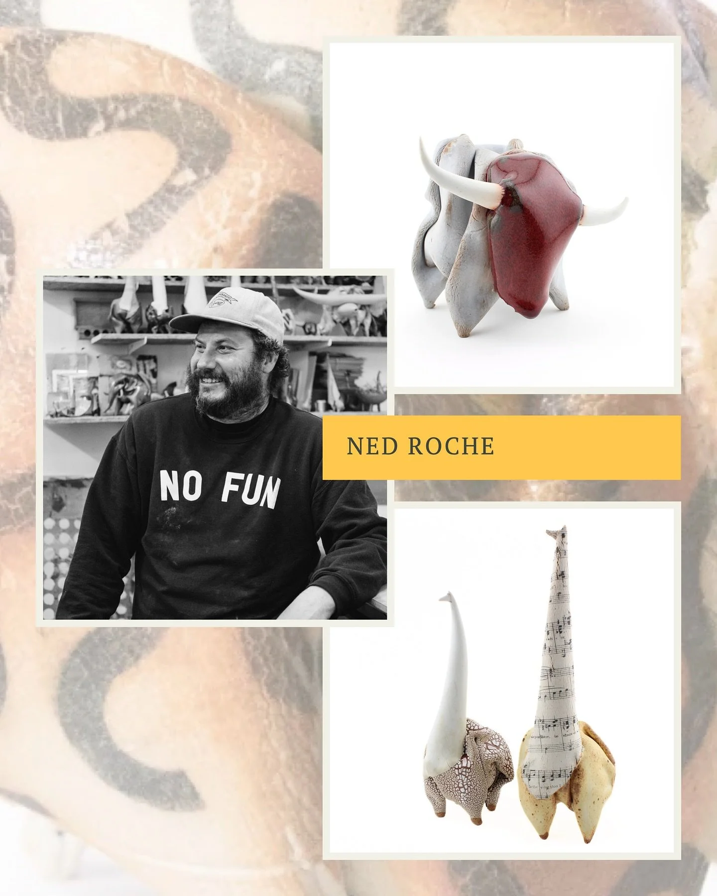 Ned Roche @hiprandy is the Co-Owner and Director of Chases Garage Artist Studios &amp; Gallery. A native of York, ME, Ned earned his BFA in illustration from the New Hampshire Institute of Art in 2010. He is a printmaker and ceramicist with over 10 y