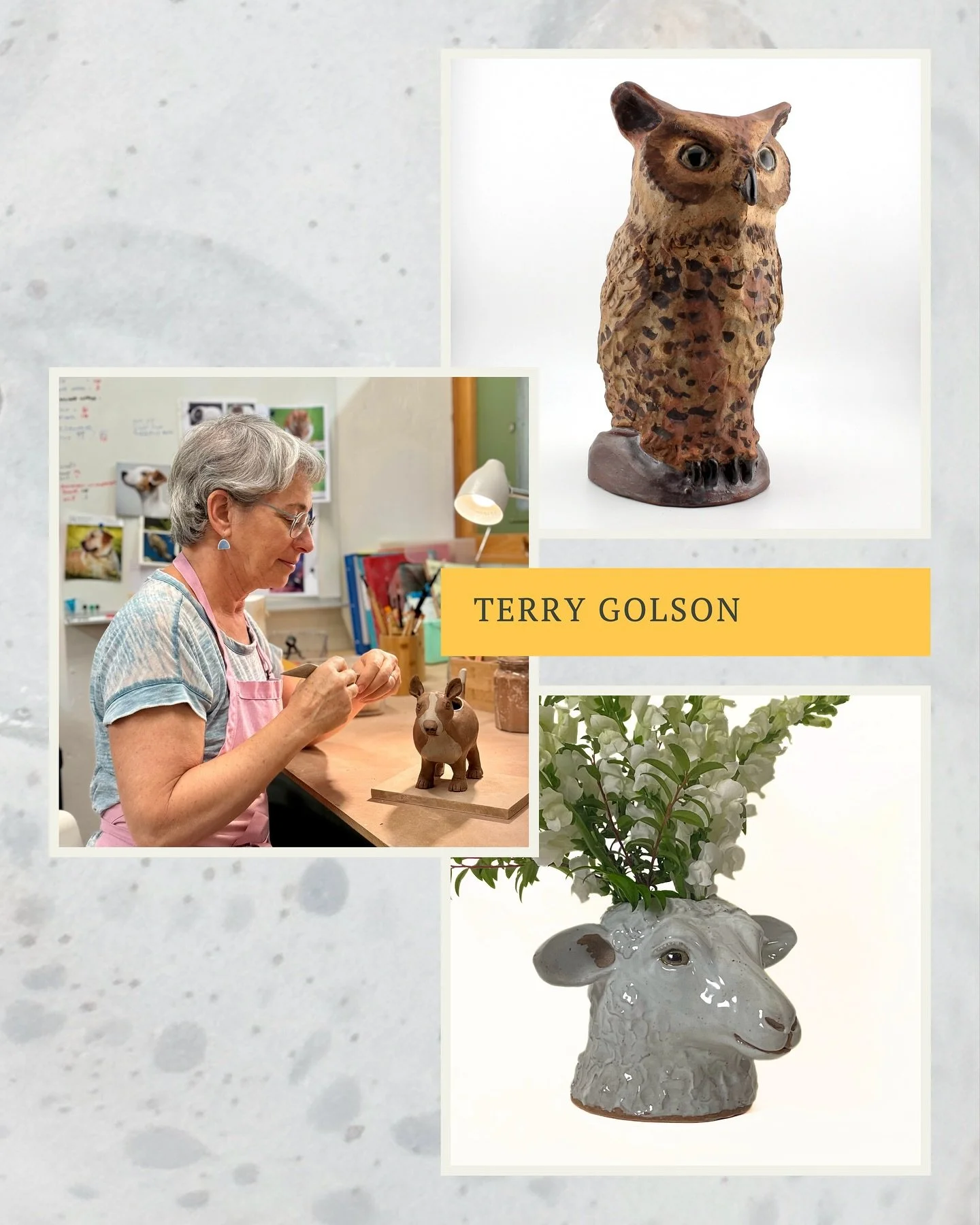 Terry Golson @terrygolson 
⁣
𝘔𝘺 𝘸𝘰𝘳𝘬 𝘪𝘴 𝘪𝘯𝘴𝘱𝘪𝘳𝘦𝘥 𝘣𝘺 𝘢 𝘭𝘪𝘧𝘦𝘵𝘪𝘮𝘦 𝘰𝘧 𝘰𝘣𝘴𝘦𝘳𝘷𝘪𝘯𝘨 𝘢𝘯𝘥 𝘭𝘪𝘷𝘪𝘯𝘨 𝘸𝘪𝘵𝘩 𝘢𝘯𝘪𝘮𝘢𝘭𝘴. 𝘐 𝘭𝘪𝘷𝘦 𝘪𝘯 𝘠𝘰𝘳𝘬, 𝘔𝘢𝘪𝘯𝘦, 𝘰𝘯 𝘢 𝘩𝘪𝘭𝘭 𝘵𝘩𝘢𝘵 𝘧𝘢𝘤𝘦𝘴 𝘢 𝘣𝘦𝘢𝘷𝘦𝘳