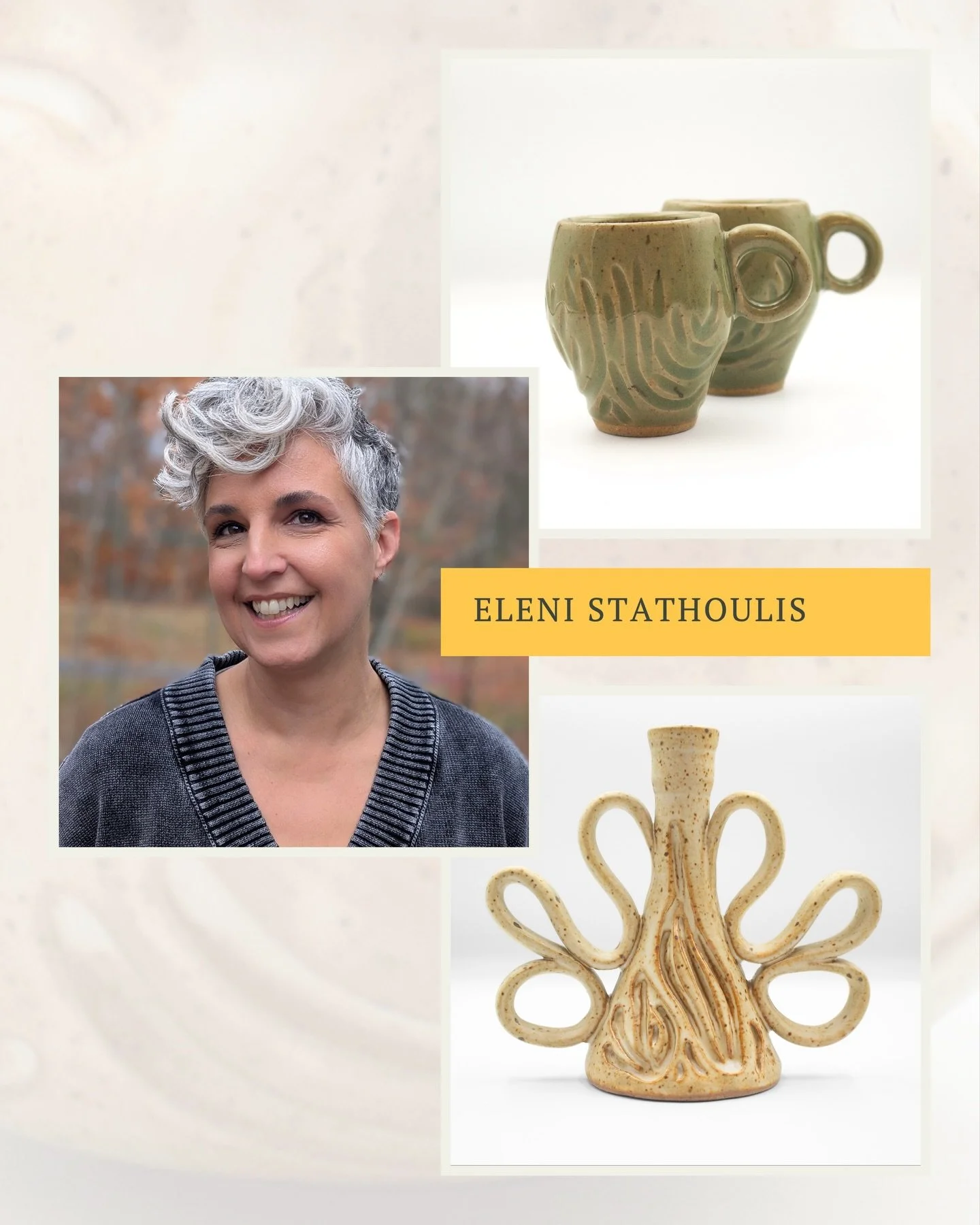 Eleni Stathoulis @figs_and_dahlias is a designer and maker.&nbsp;⁣
⁣
𝘐&rsquo;𝘷𝘦 𝘢𝘭𝘸𝘢𝘺𝘴 𝘢𝘱𝘱𝘳𝘦𝘤𝘪𝘢𝘵𝘦𝘥 𝘵𝘩𝘦 𝘮𝘢𝘨𝘪𝘤 𝘵𝘩𝘢𝘵 𝘩𝘢𝘱𝘱𝘦𝘯𝘴 𝘸𝘩𝘦𝘯 𝘧𝘰𝘳𝘮 𝘮𝘦𝘦𝘵𝘴 𝘧𝘶𝘯𝘤𝘵𝘪𝘰𝘯. 𝘐 𝘴𝘵𝘳𝘪𝘷𝘦 𝘵𝘰 𝘳𝘦𝘢𝘤𝘩 𝘵𝘩𝘢𝘵 ?