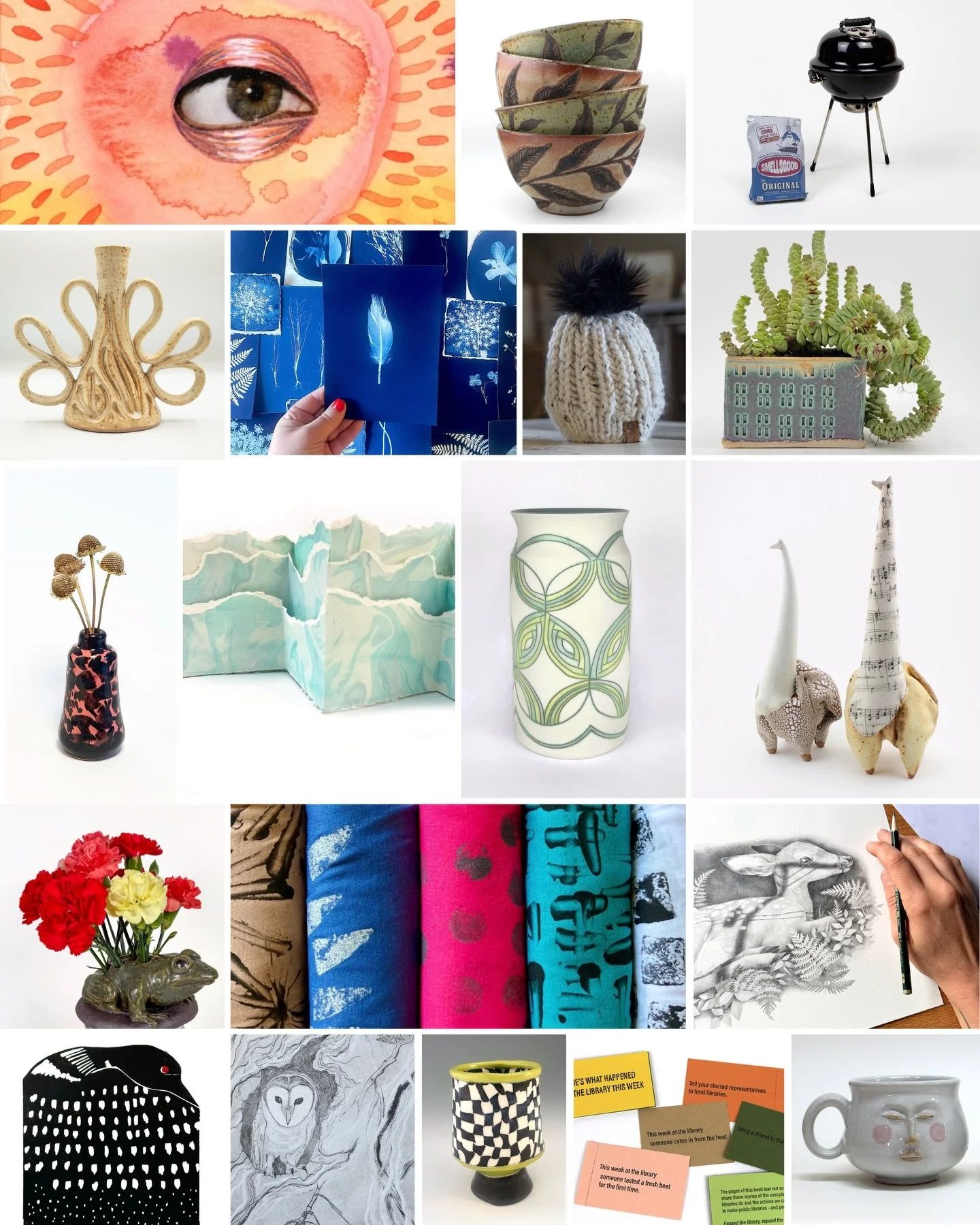 ✨Hope to see you TOMORROW! ⁣
Saturday, December 6th, 10:00am-4:00pm⁣
⁣
Participating artists:⁣ @dina.andretta @kristy.cavaretta @thinitrealslice @terrygolson @ericalynnceramics @howarthhill.maine @twocatpress @taramorin @serotonin_studio @ashley_norm