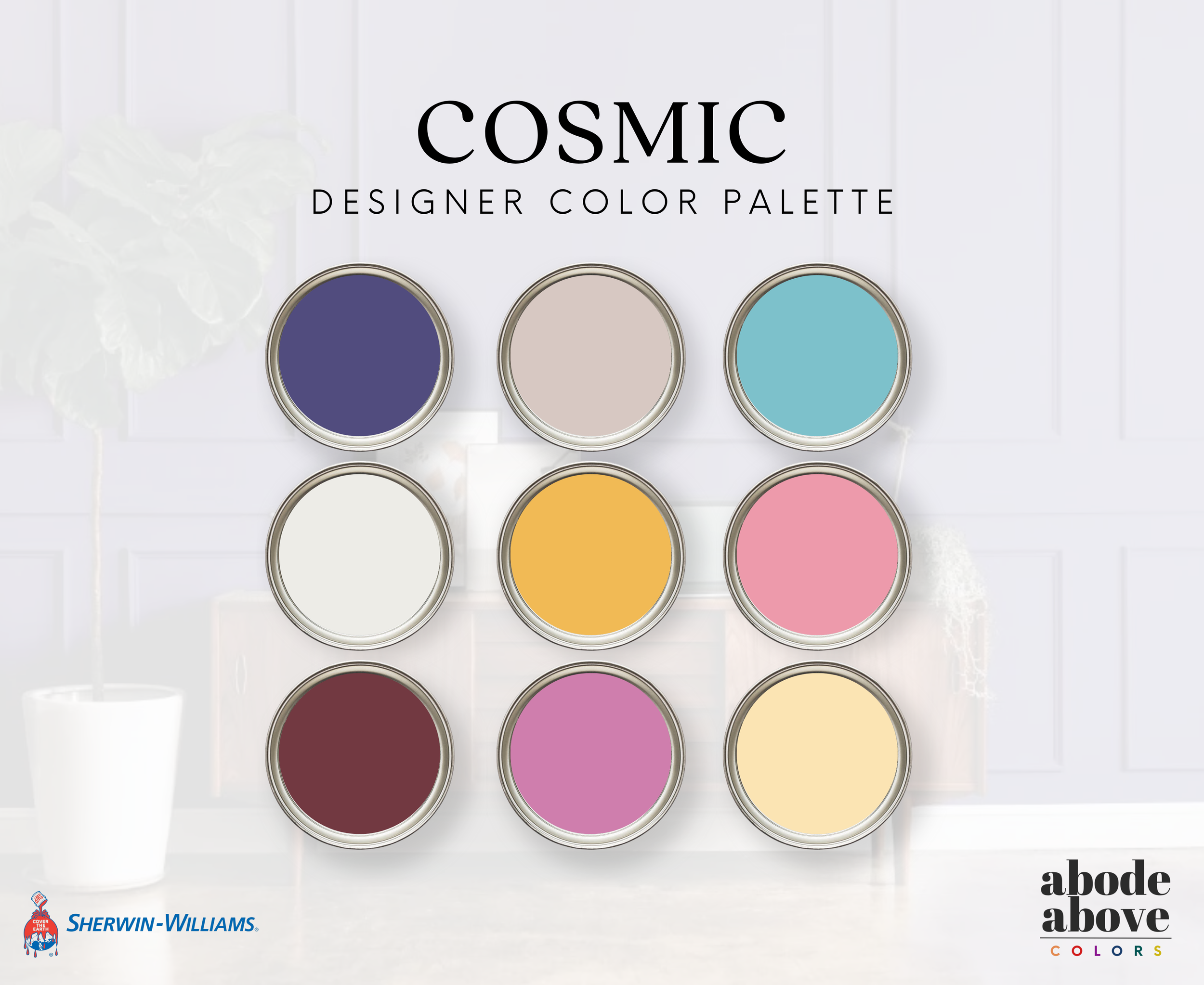 Cosmic Interior Design Color Palette Abode Above Colors — Abode Above