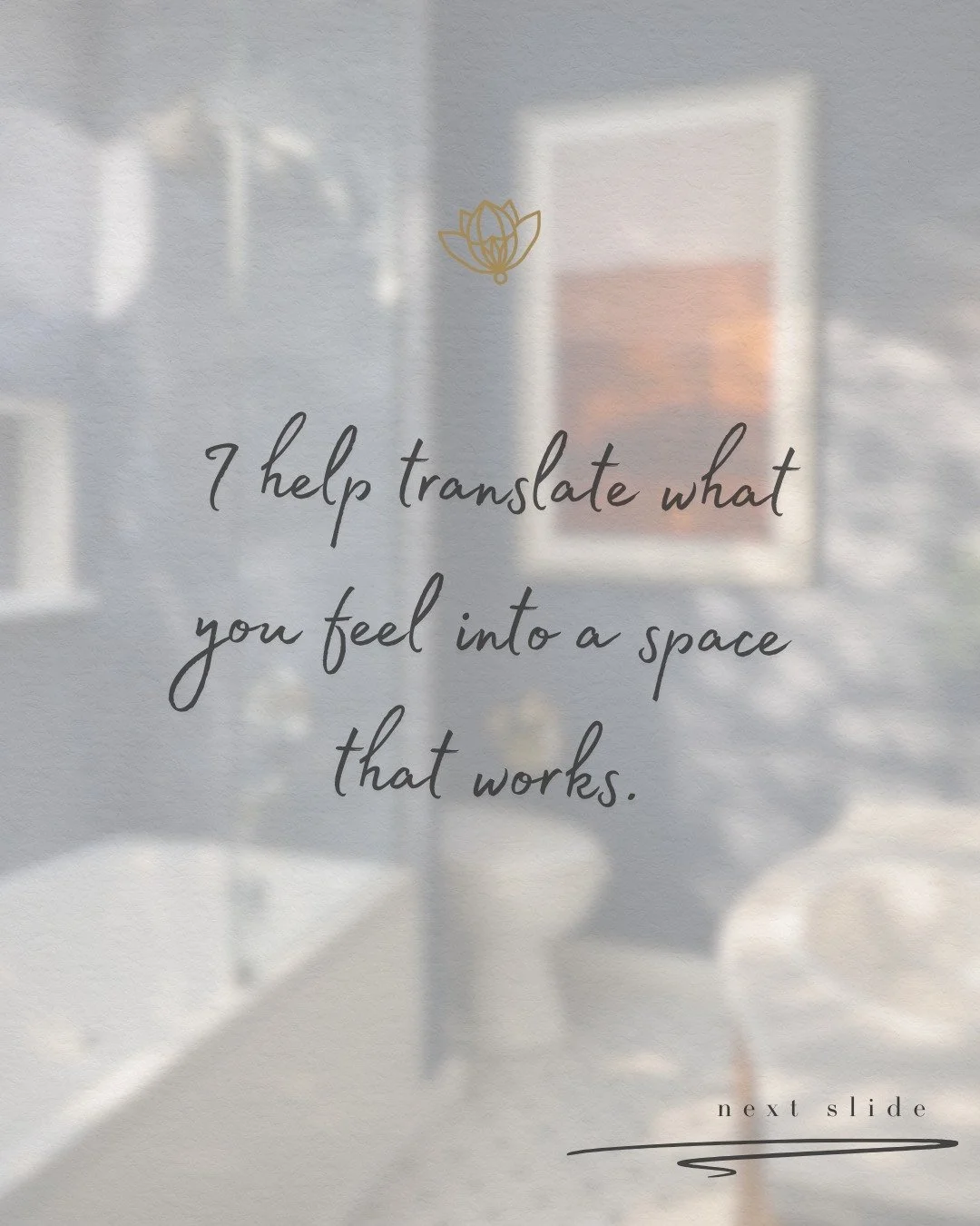 FIRST DRAFT SERIES
The difference between me and them? Anyone can pick pretty pieces. I&rsquo;m looking at what you&rsquo;re drawn to, what you keep coming back to, and shaping it into a space that supports your life while still hitting visually. Con