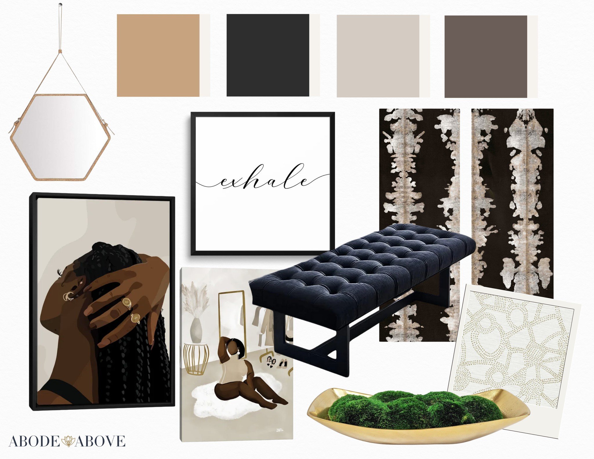 MOOD BOARD MONDAY
This one is for the woman who said &ldquo;I&rsquo;ll build it myself&rdquo; and actually did. Turning a backyard space into a full salon studio isn&rsquo;t just a design project, it&rsquo;s a statement. It&rsquo;s long days, late ni