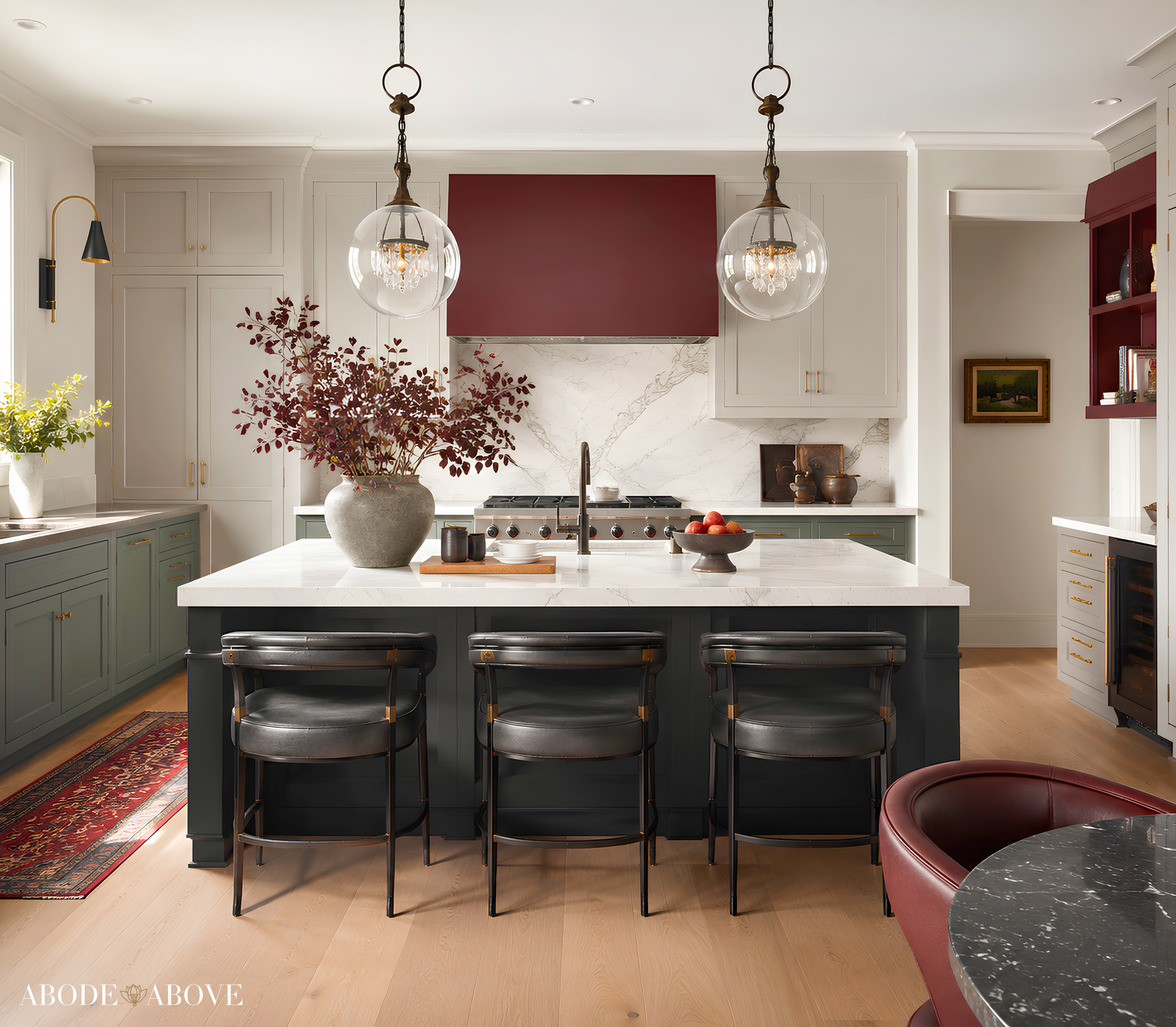Diamonds &amp; Leather: A Moody, Edgy Palette With One Fearless Red
