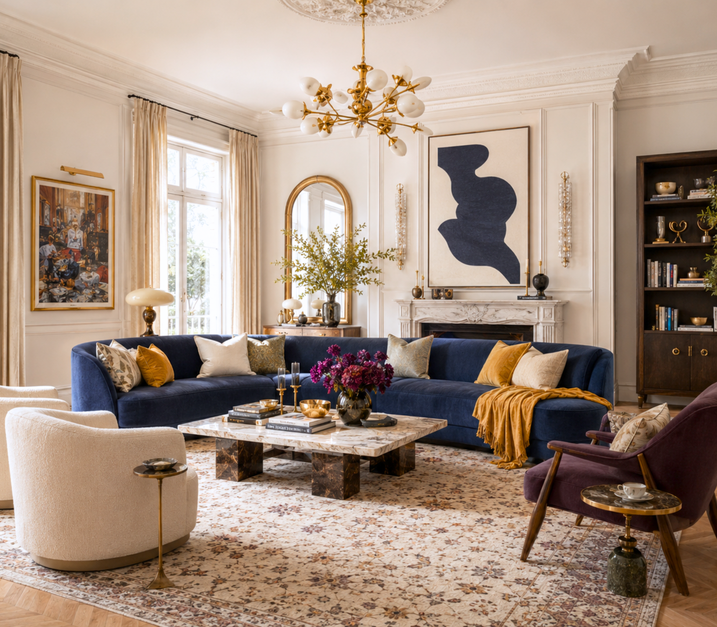 Becoming: An Elevated, Grounded Palette in Sage, Plum, and Gold