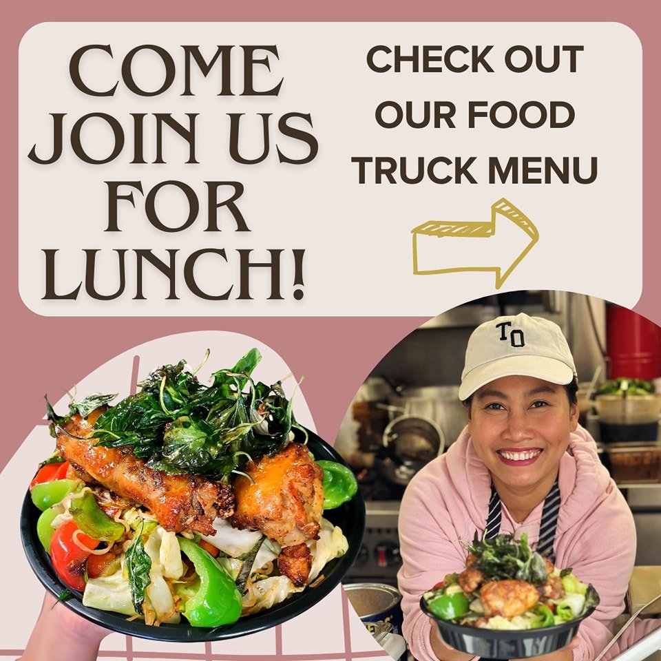 Who is hungry for Drunken Noodles? Come find our team at @larkinsquare  TODAY (4/30) from 11 AM - 2 PM! We are serving up a delicious menu to meet all of your lunch needs! Enjoy Pad Thai or Pad Ka Pow, and do not forget to add a refreshing Peach Lemo