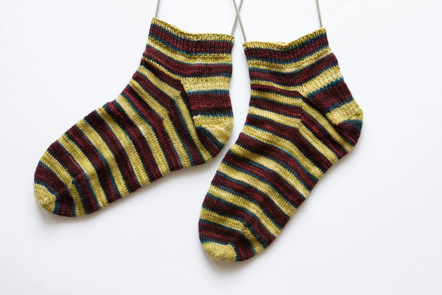 スコットランド柄靴下 Aya Buttons