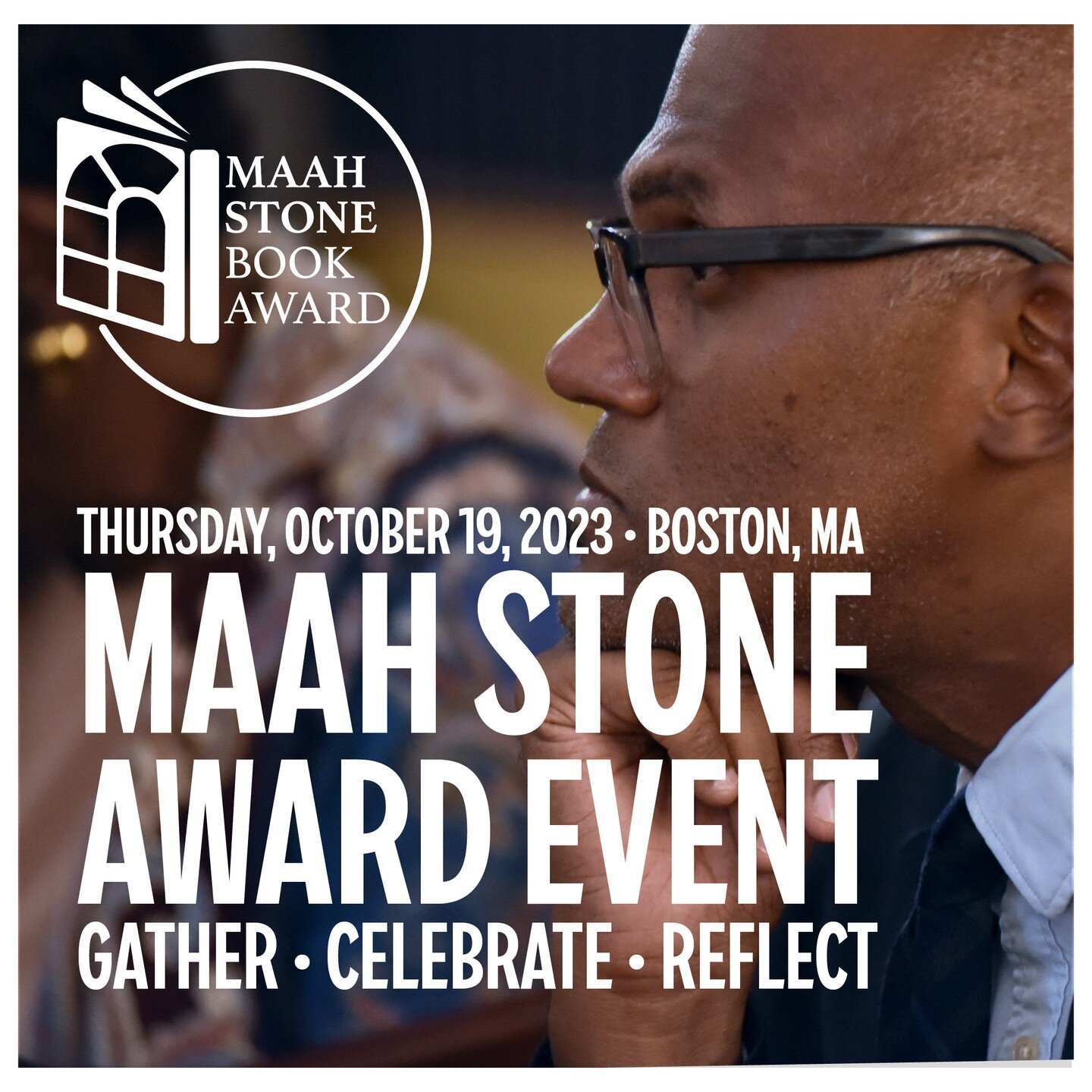 Cause for REFLECTion guaranteed! Join us in-person at the 2023 MAAH Stone Book Award Event on October 19th. Register today! (link in bio) Reception at the African Meeting House @ 5:30pm. Awards presentation (also live-streamed) at 6:30pm (ET). bit.ly