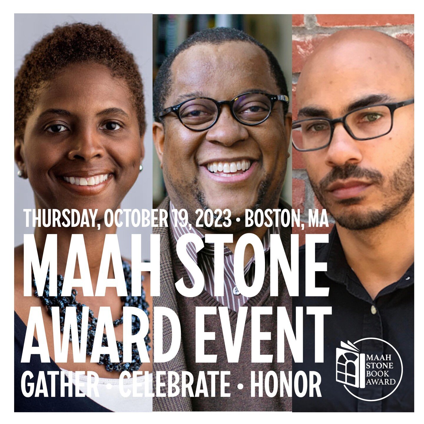 Yaaaaas! Our judges Dana A. Williams, @charlesmckinney188, and Jesse McCarthy will be at the award event this Thursday, October 19th dropping some knowledge @ 6:30pm at the African Meeting House on Beacon Hill. Come, learn, celebrate, be impressed. R