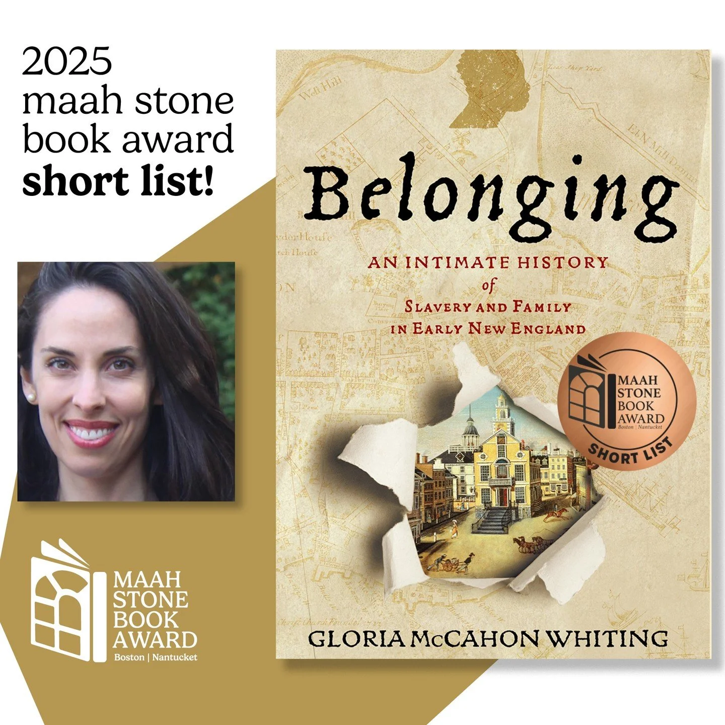 12/12 MSBA 2025 ShortList: In 'Belonging', Gloria McCahon Whiting tells the region&rsquo;s early history from the perspective of the people who belonged to others and who struggled to maintain a sense of belonging among their kin. @maahmuseum