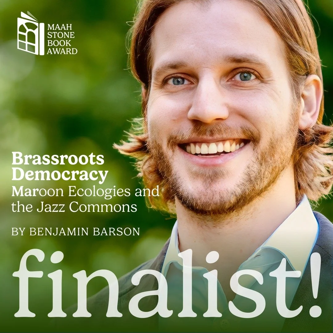 Meet our second 2025 Finalist Benjamin Barson! Dr. Barson is a historian, baritone saxophonist, and political activist. He is an assistant professor of music at Bucknell University. His work has been published in 'Black Power Afterlives: The Enduring