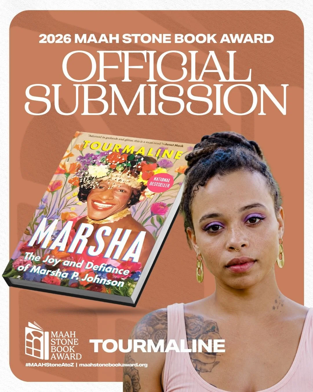 141/158 &ldquo;This long-overdue biography of Marsha P. Johnson is a revelation! With meticulous research and a tender touch, Tourmaline brings this groundbreaking activist to life, revealing her brilliance, her humor, and her unwavering dedication t