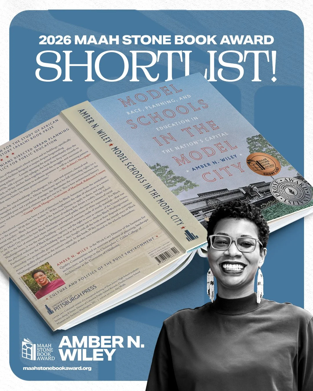 10/14
2026 MAAH Stone Book Award ShortList: 
'Model Schools in the Model City' chronicles how Black Washingtonians used public education as a means of racial uplift in the face of entrenched white resistance and repeated assertions of white supremacy