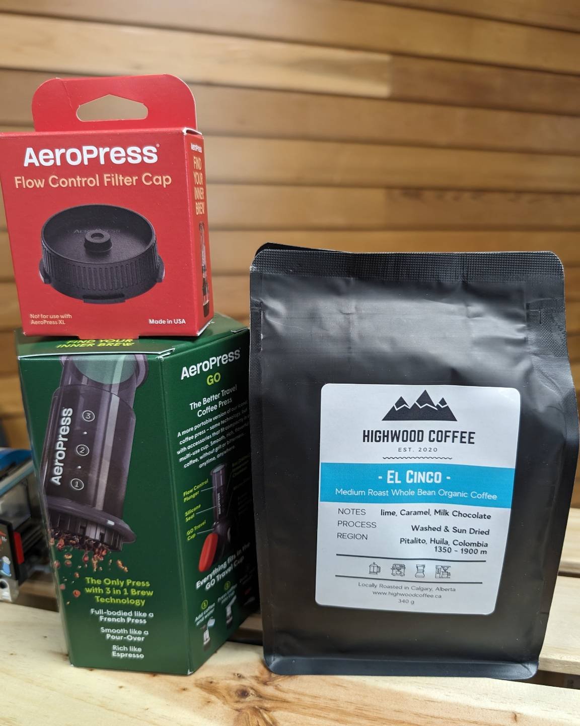🌟☕ Exciting News from Highwood Coffee! ☕🌟

Hey, Calgary coffee lovers! Did you know we're not just about amazing specialty beans from Brazil, Colombia, Guatemala, and Peru? We've got something brewing just for you! Introducing our Aeropress Press 2