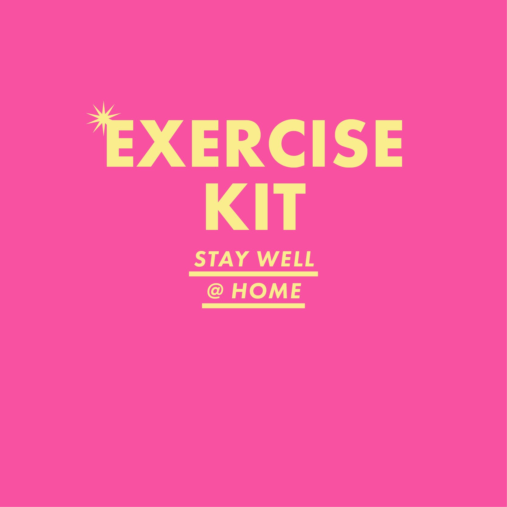 Exercise at Home Kits