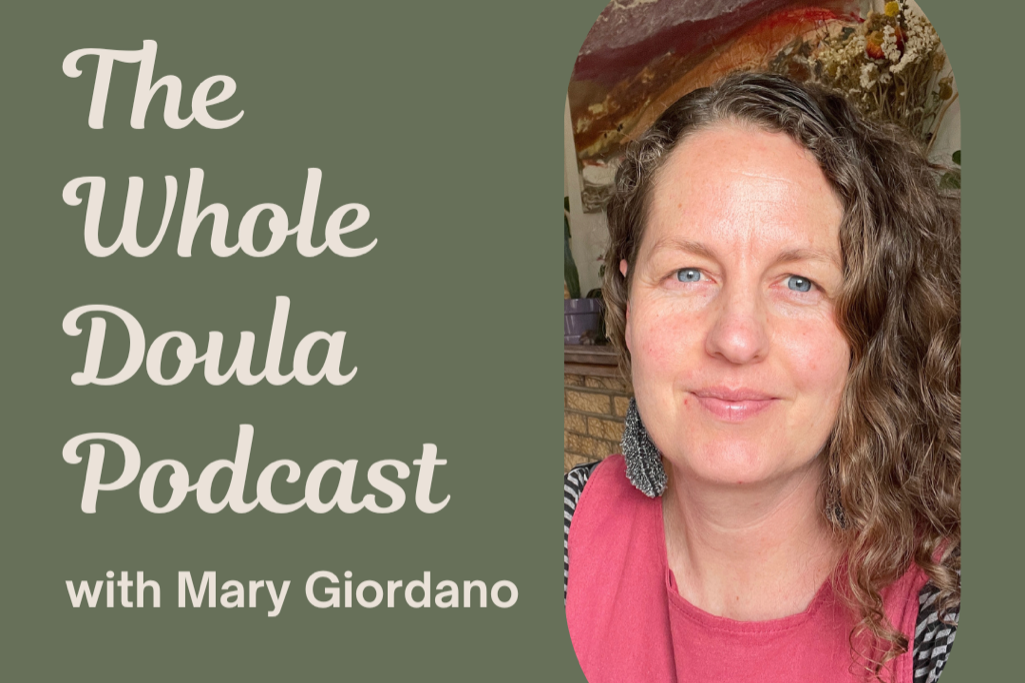 the whole doula podcast mockup
