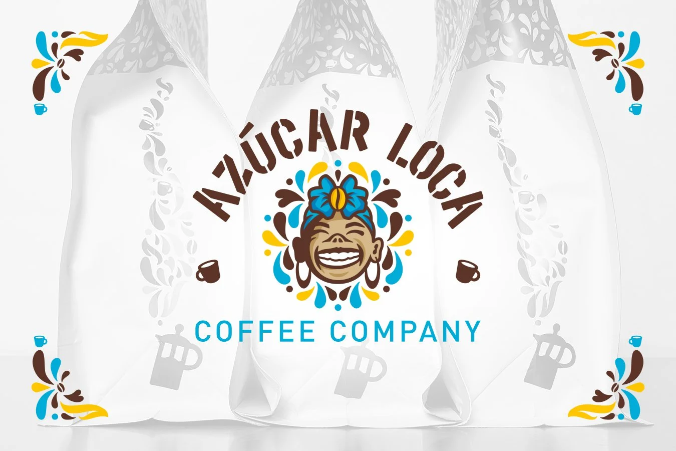 Azucar Loca Coffee Company:<p><strong style="font-weight:normal">Product Branding</strong></p>