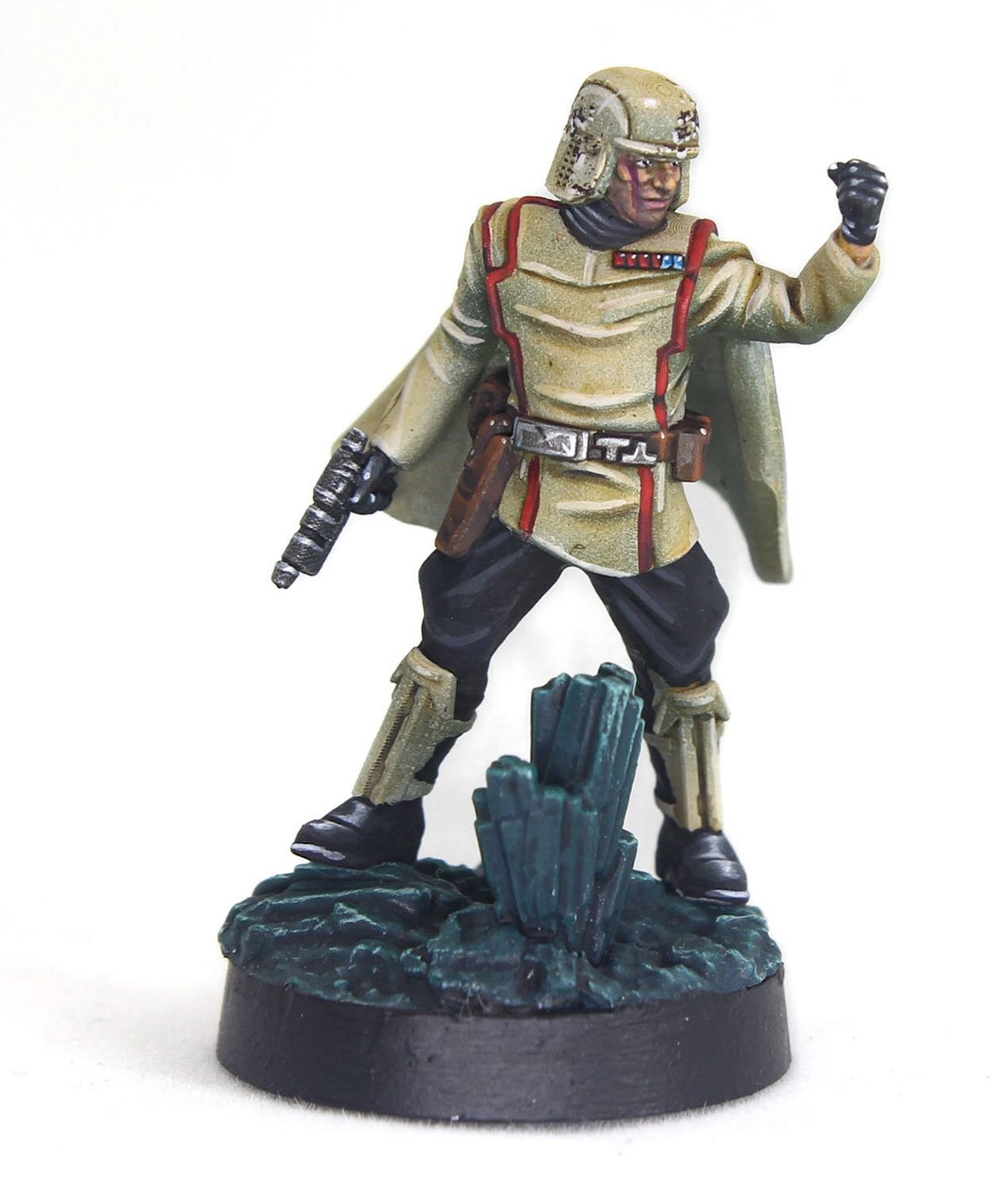 Field Officer Beloc Orwel 

As ruthless as he is ambitious, Orwel leads his specialist squad Black Delta with an iron fist. 

His meteoric rise through the ranks of the Imperial armed forces was cut short after his involvement in the massacre at Pylo